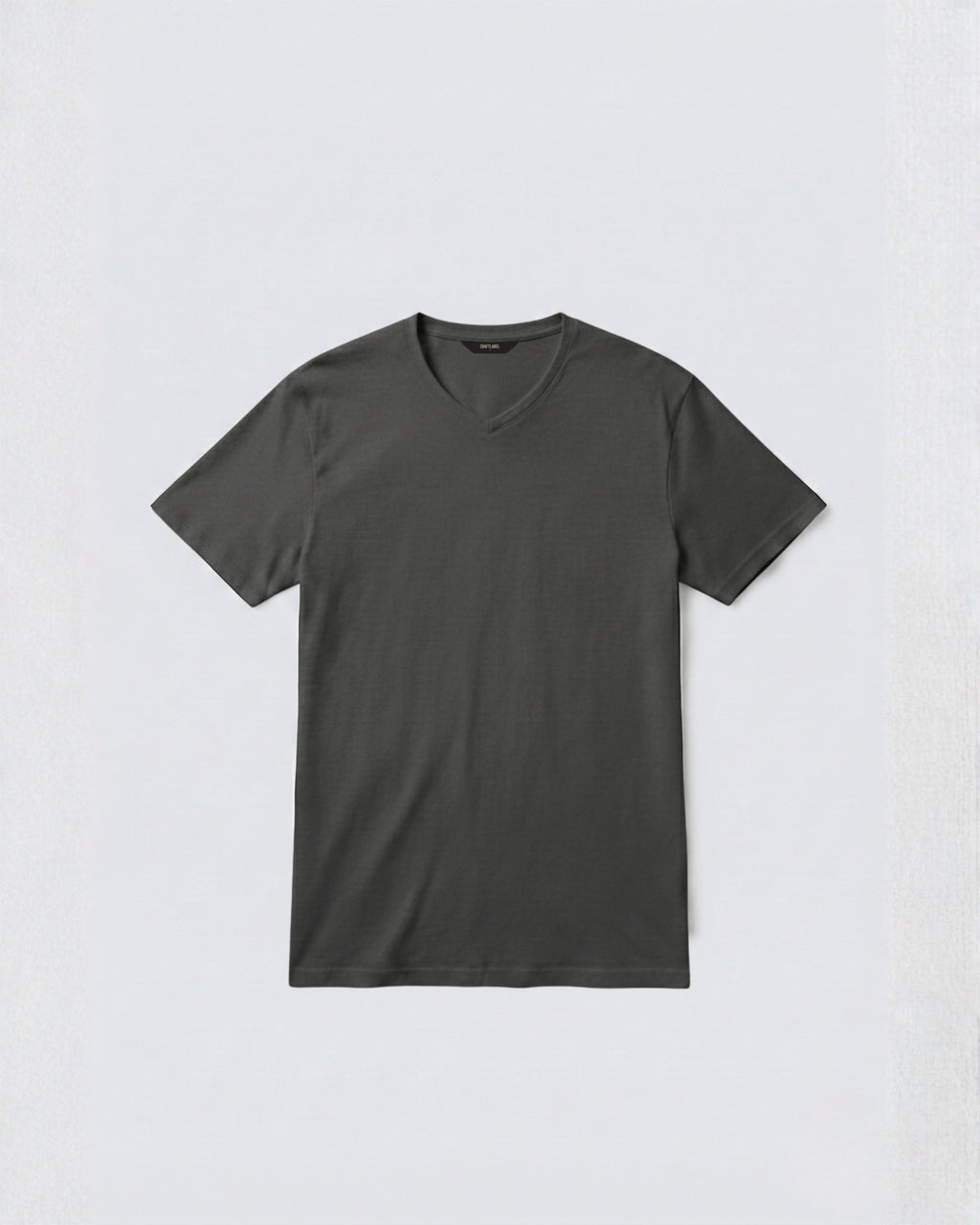 Anthracıte V-Neck T-Shirt