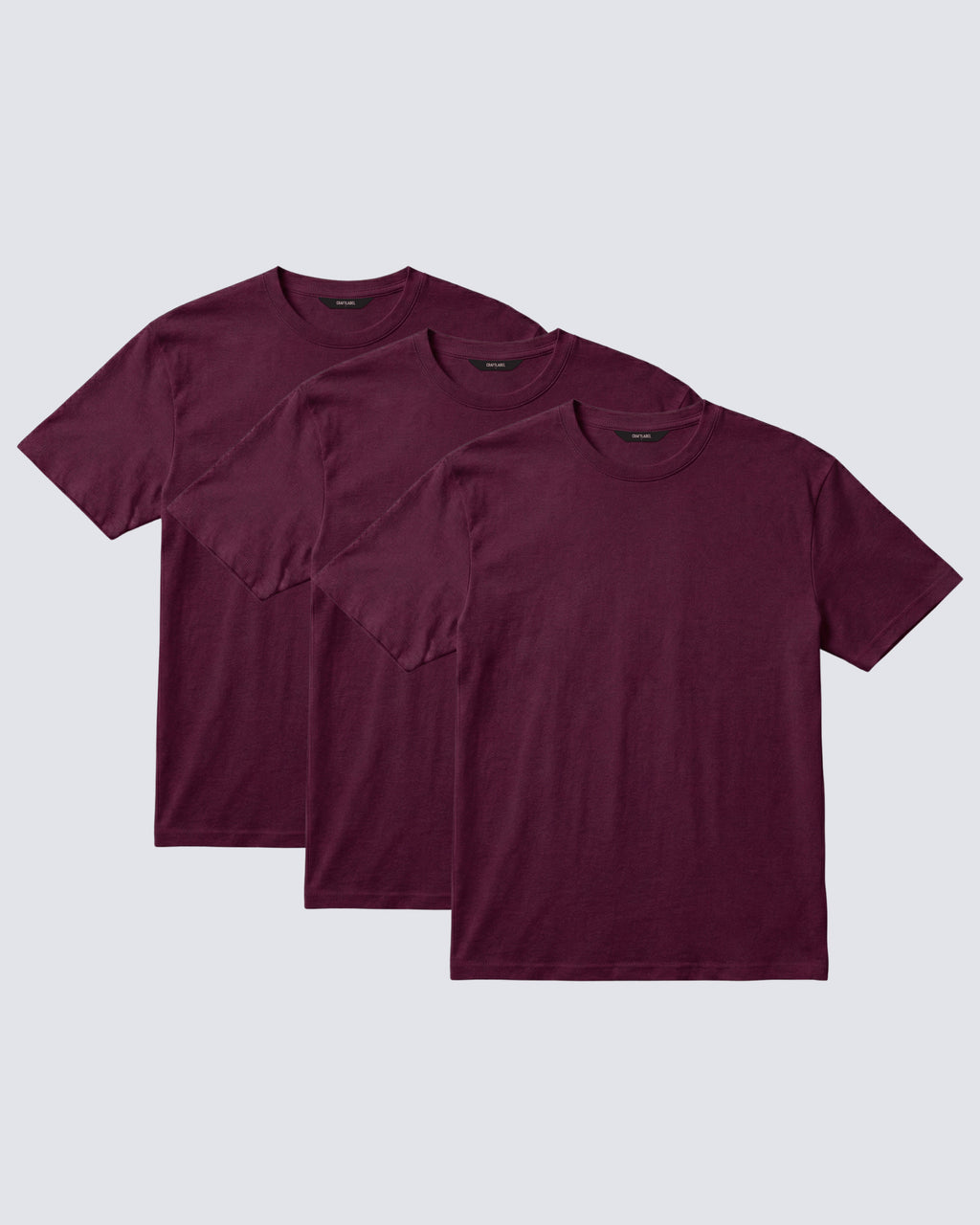 Burgundry Crew Neck T-Shirt