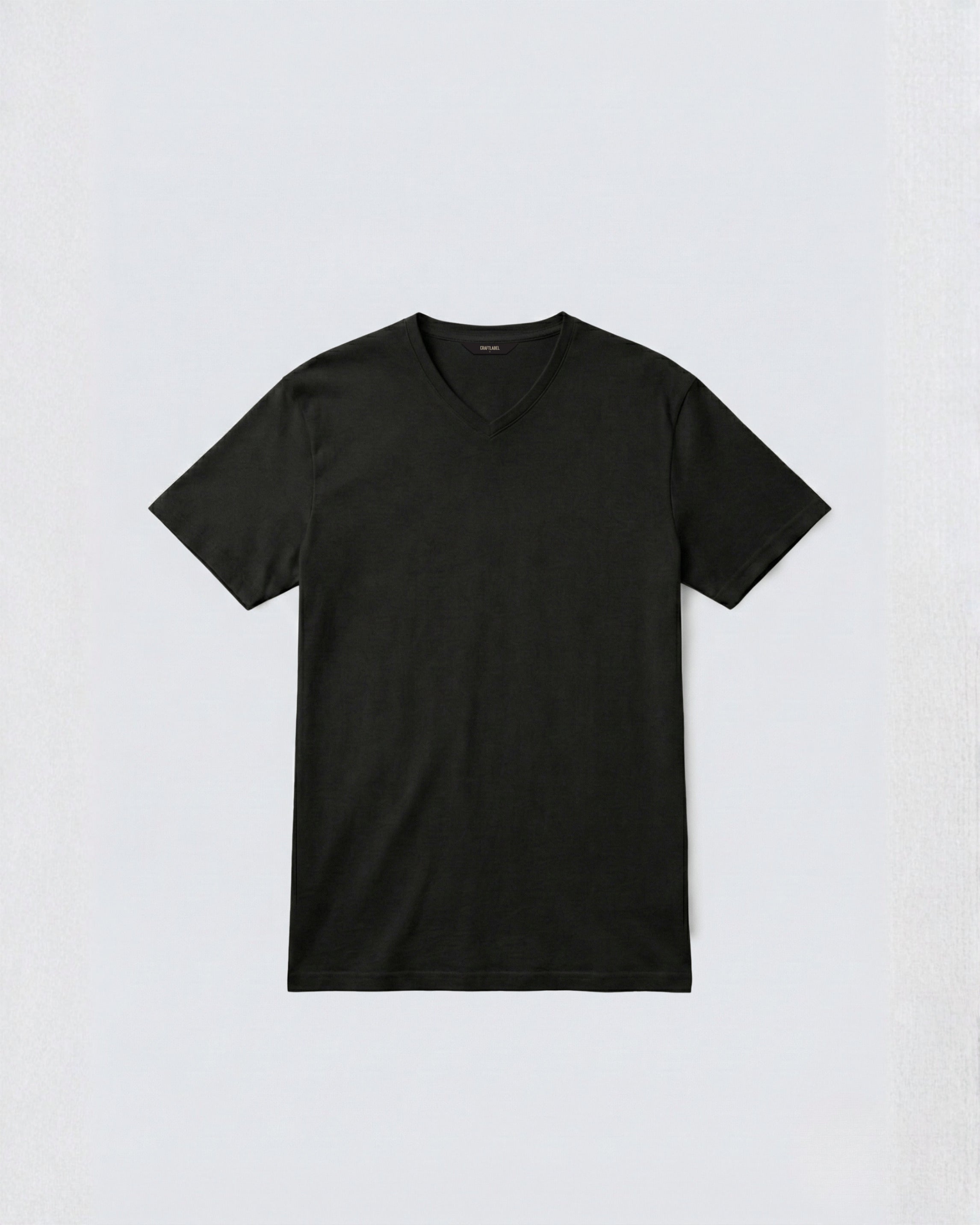 Black V-Neck T-Shirt