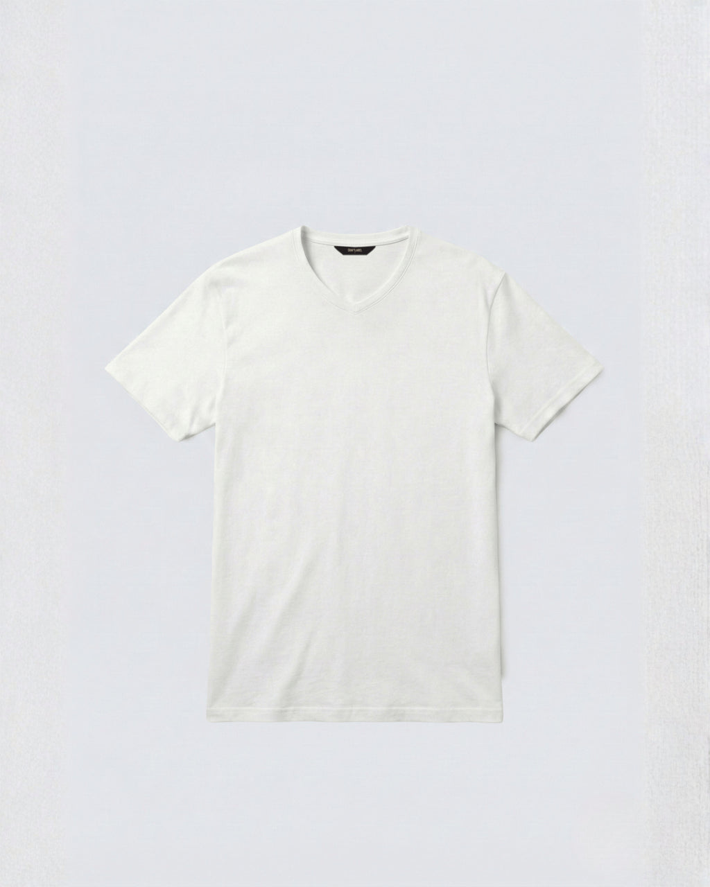 White V-Neck T-Shirt