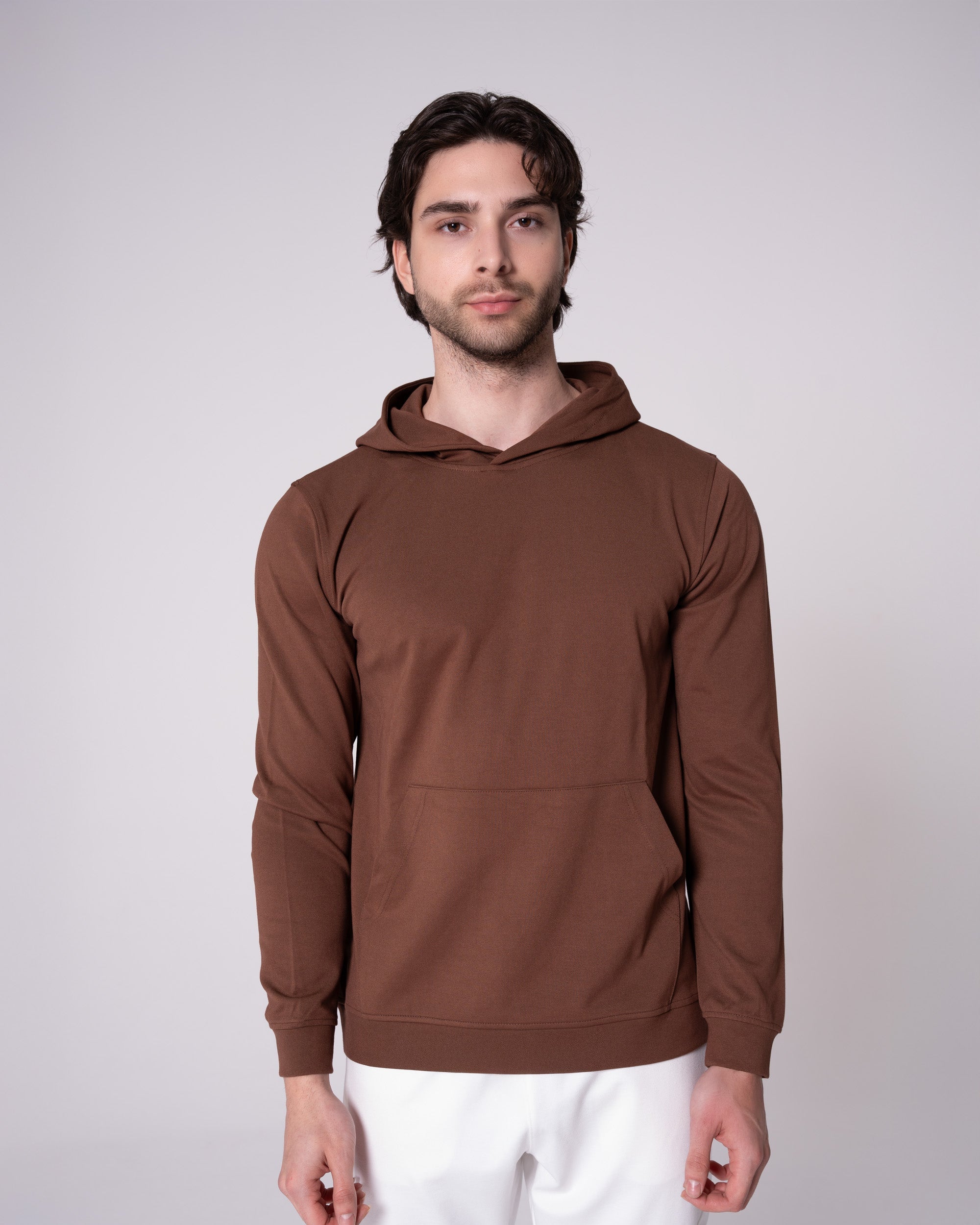Brown Hoodıe