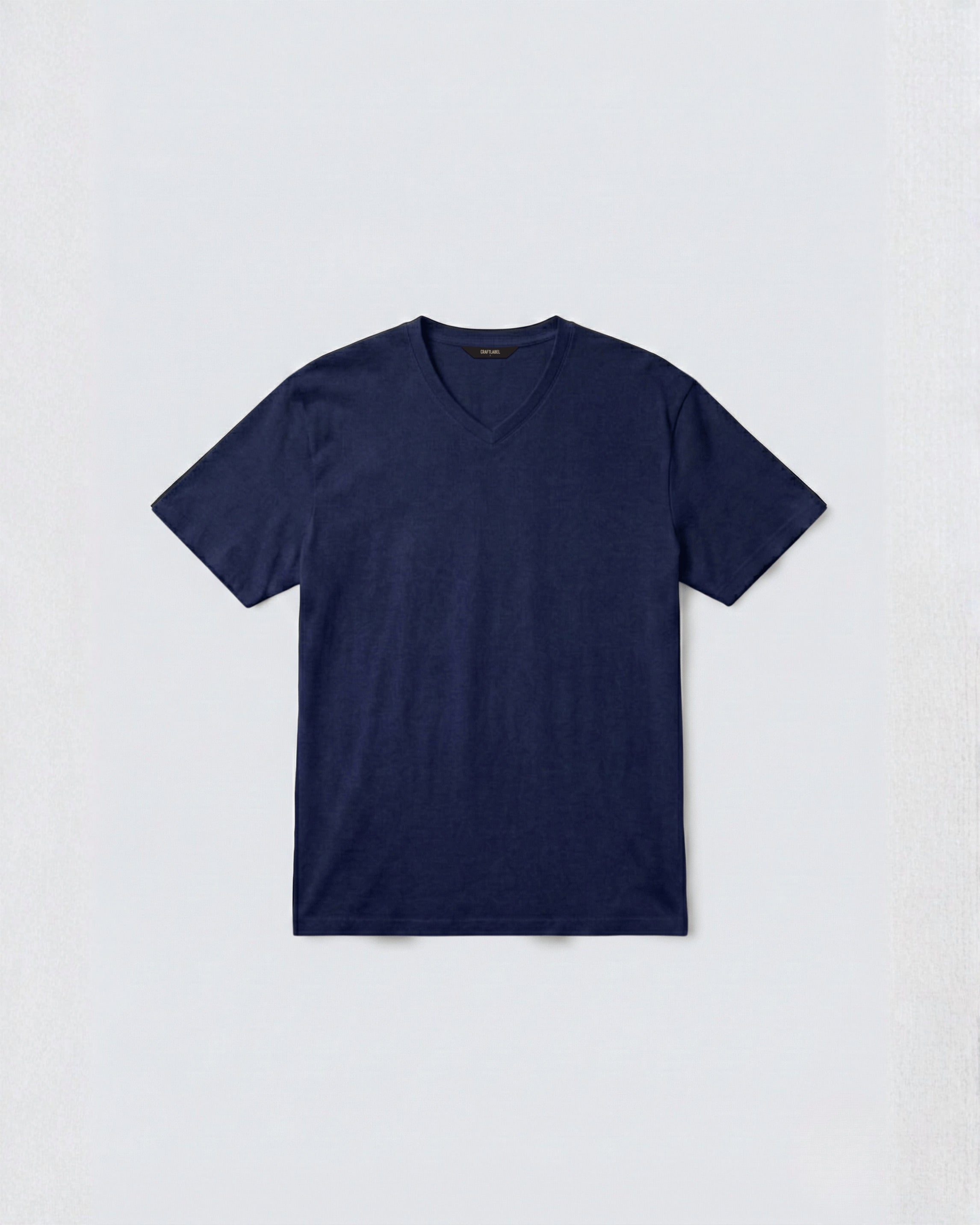 Navy Blue V-Neck T-Shirt