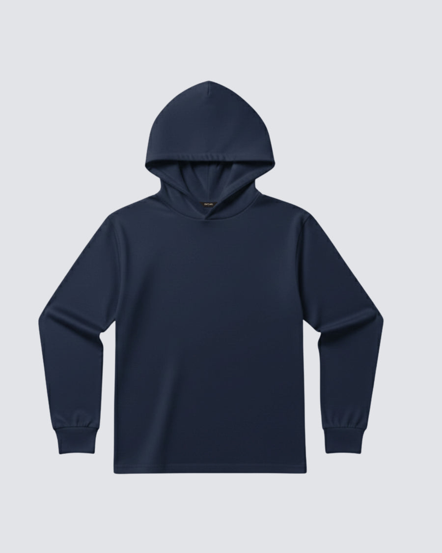 Navy Blue Hoodıe