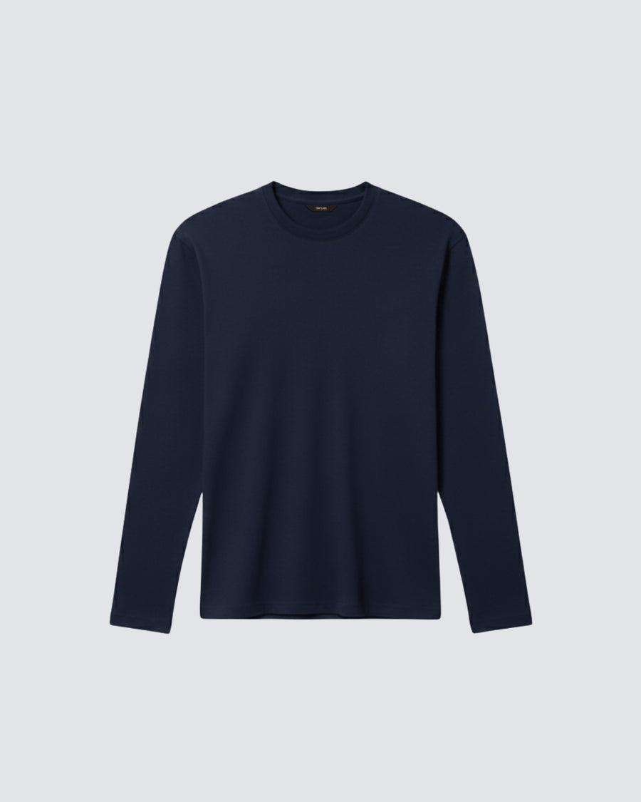 Navy Blue Long-Sleeve T-Shirt