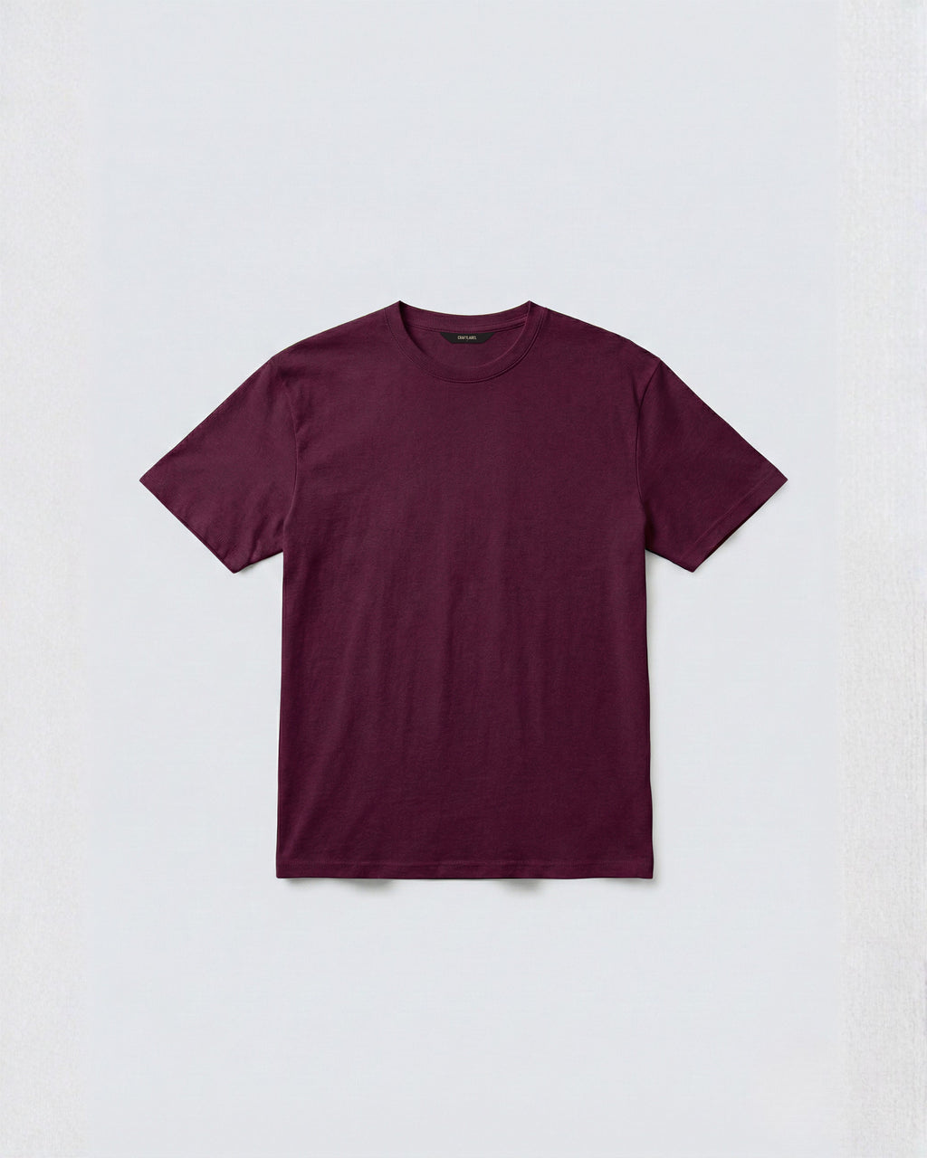 Burgundry Crew Neck T-Shirt