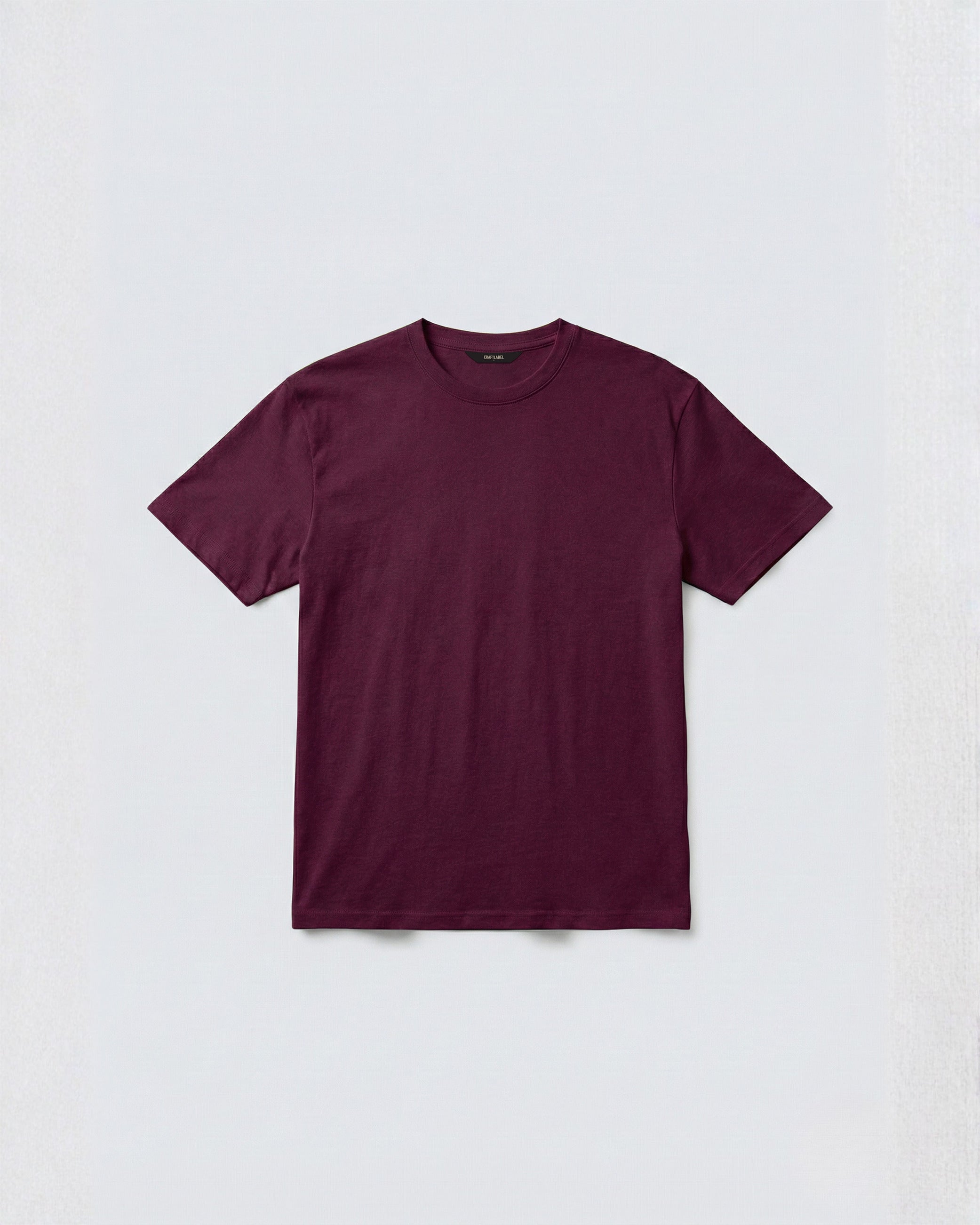 Burgundry Crew Neck T-Shirt