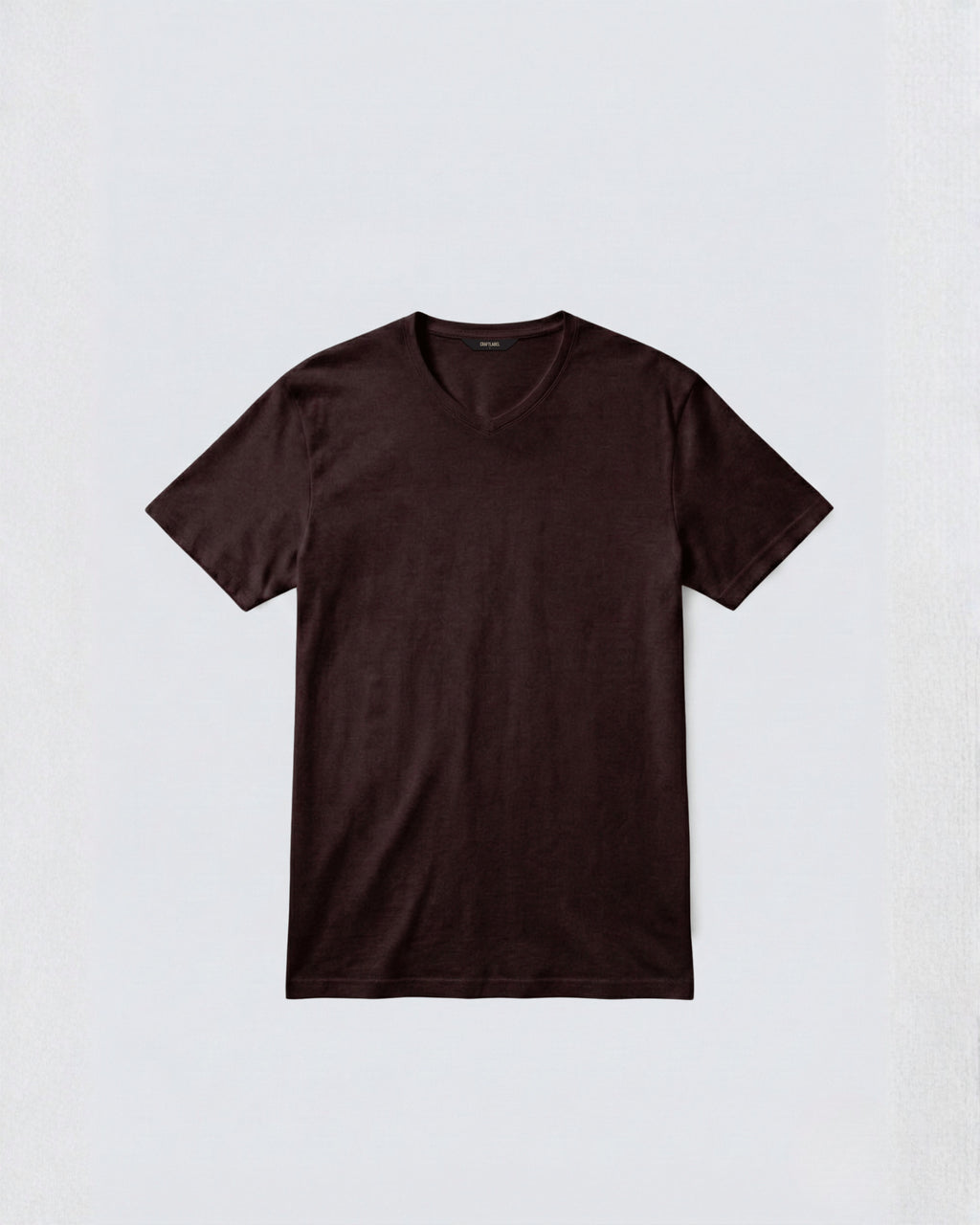 Brown V-Neck T-Shirt