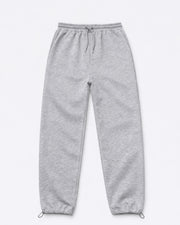 Gray Relaxed-Fit Adjustable Hem Sweatpants