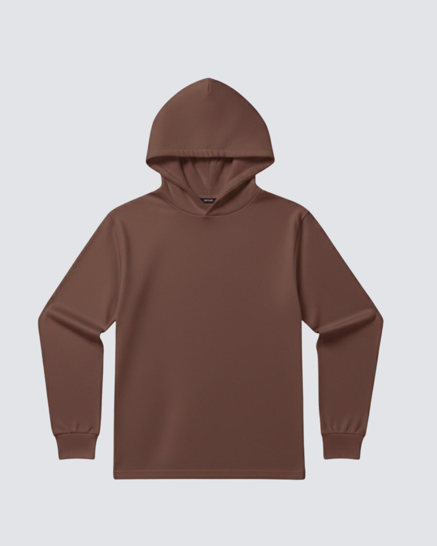 Brown Hoodıe