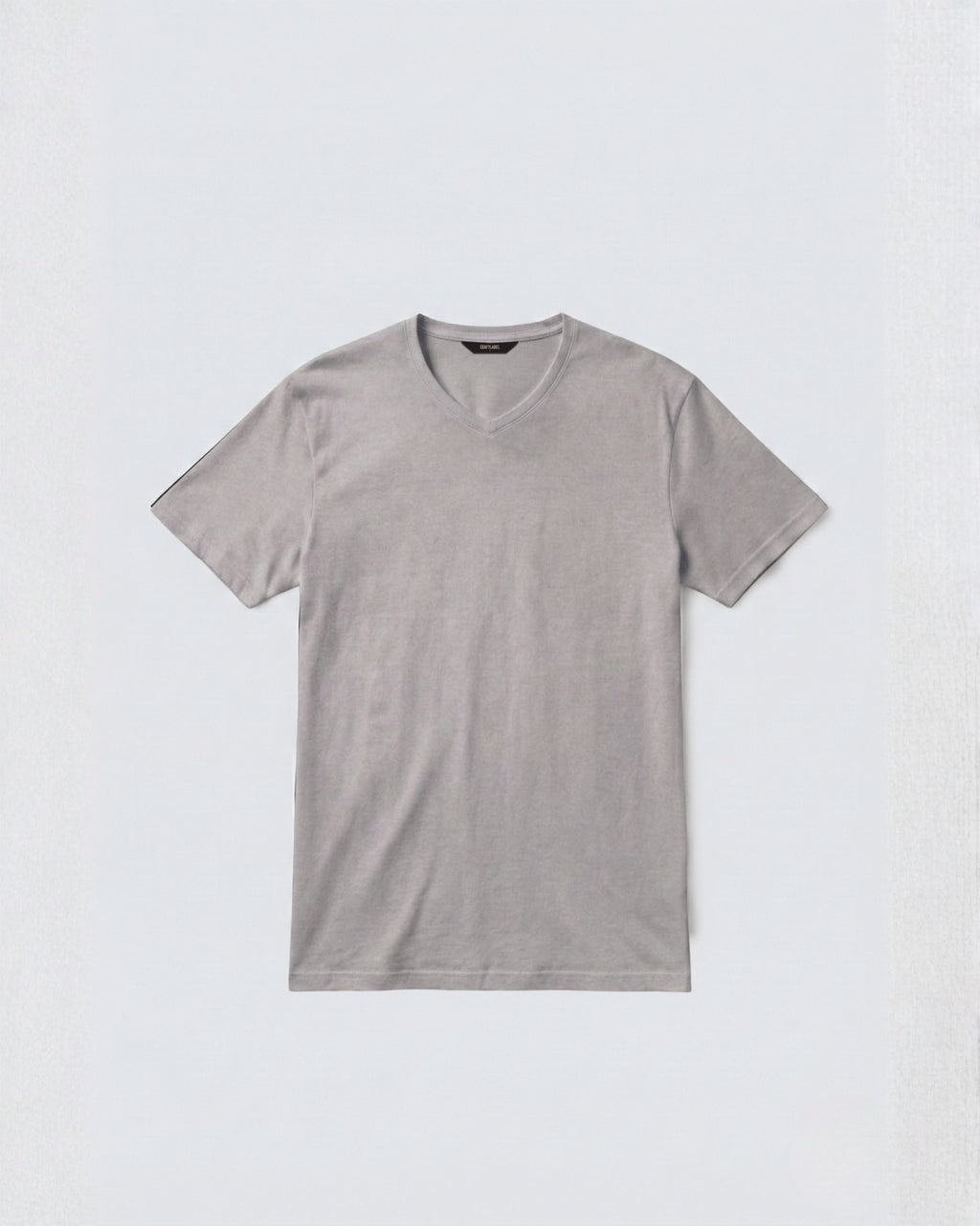 Gray V-Neck T-Shirt
