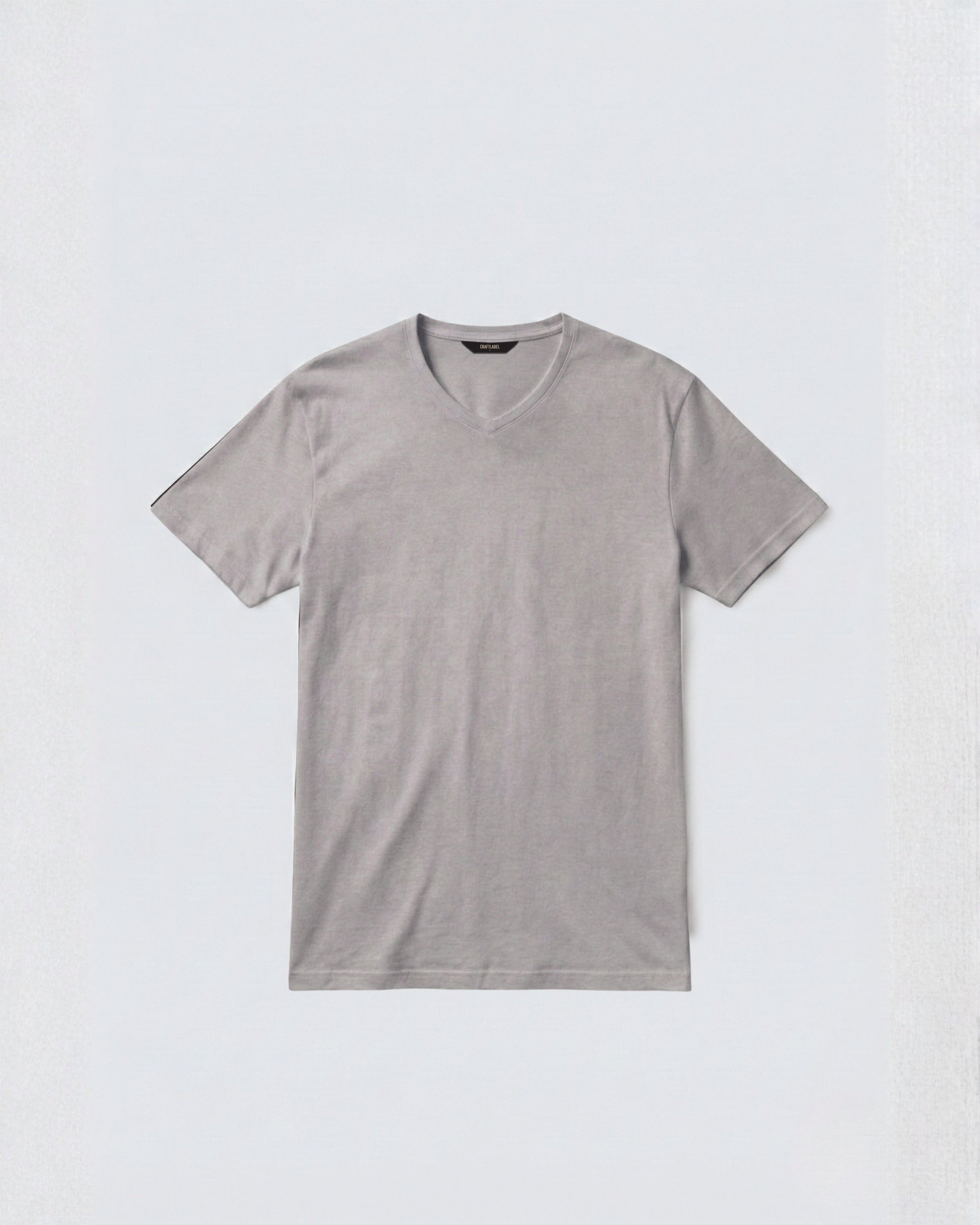 Gray V-Neck T-Shirt