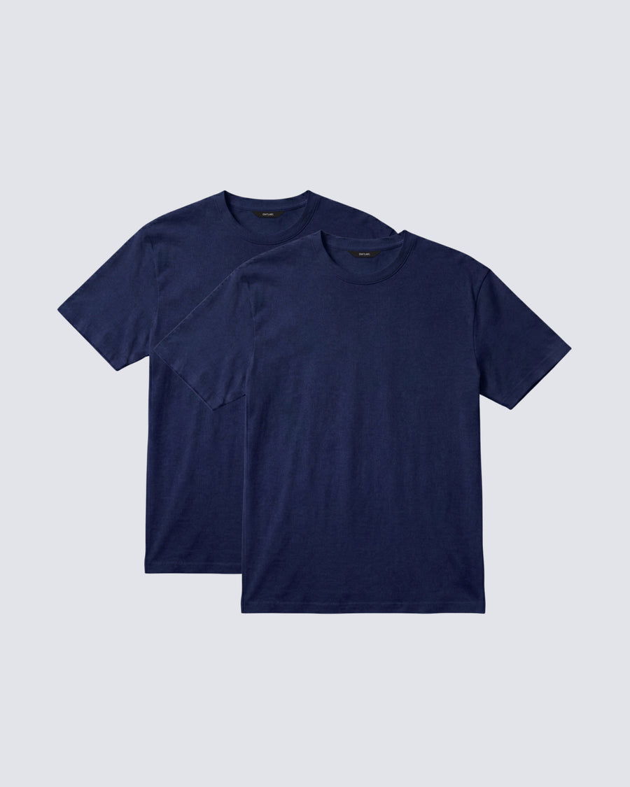 Navy Blue Crew Neck T-Shirt