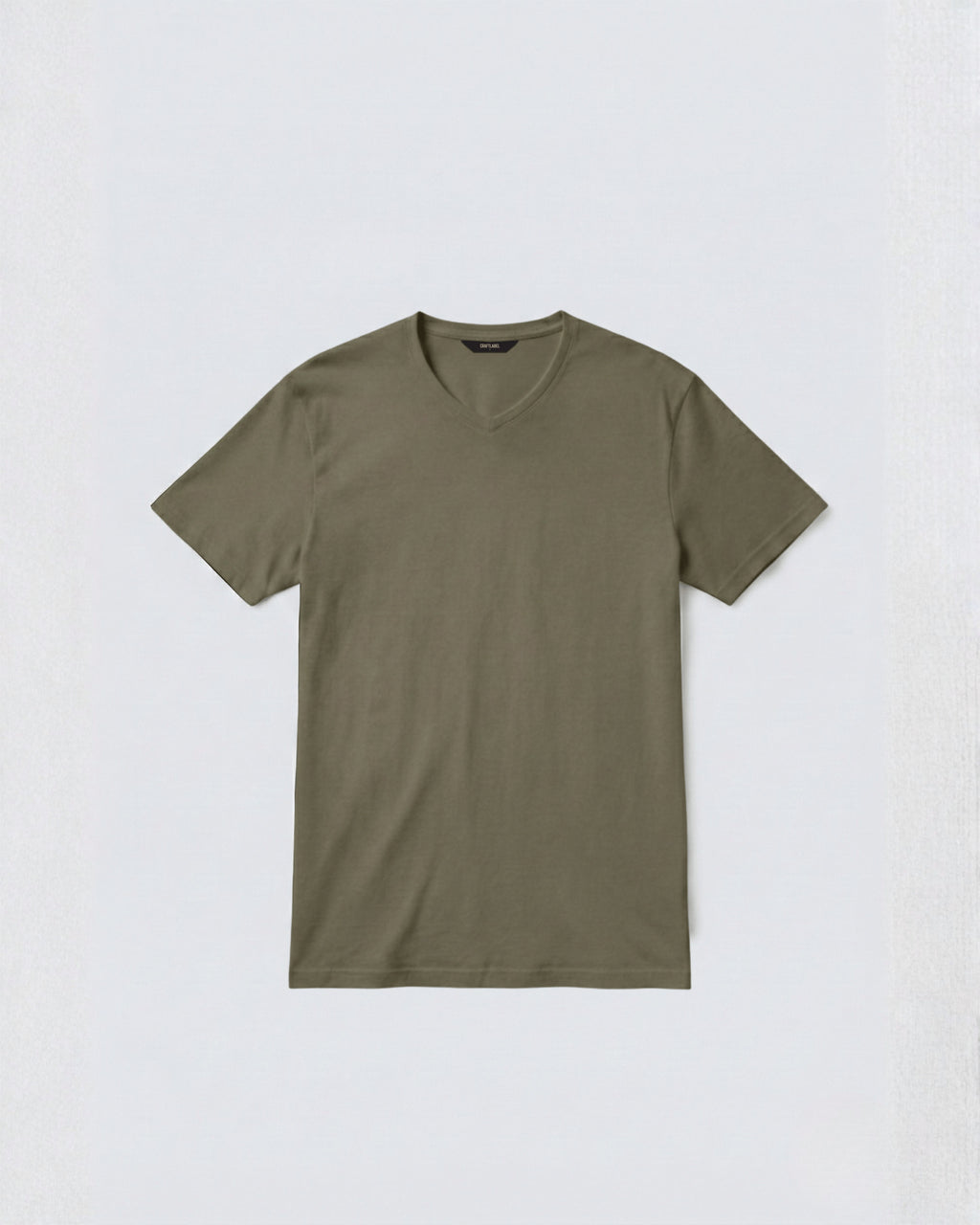 Olive V-Neck T-Shirt