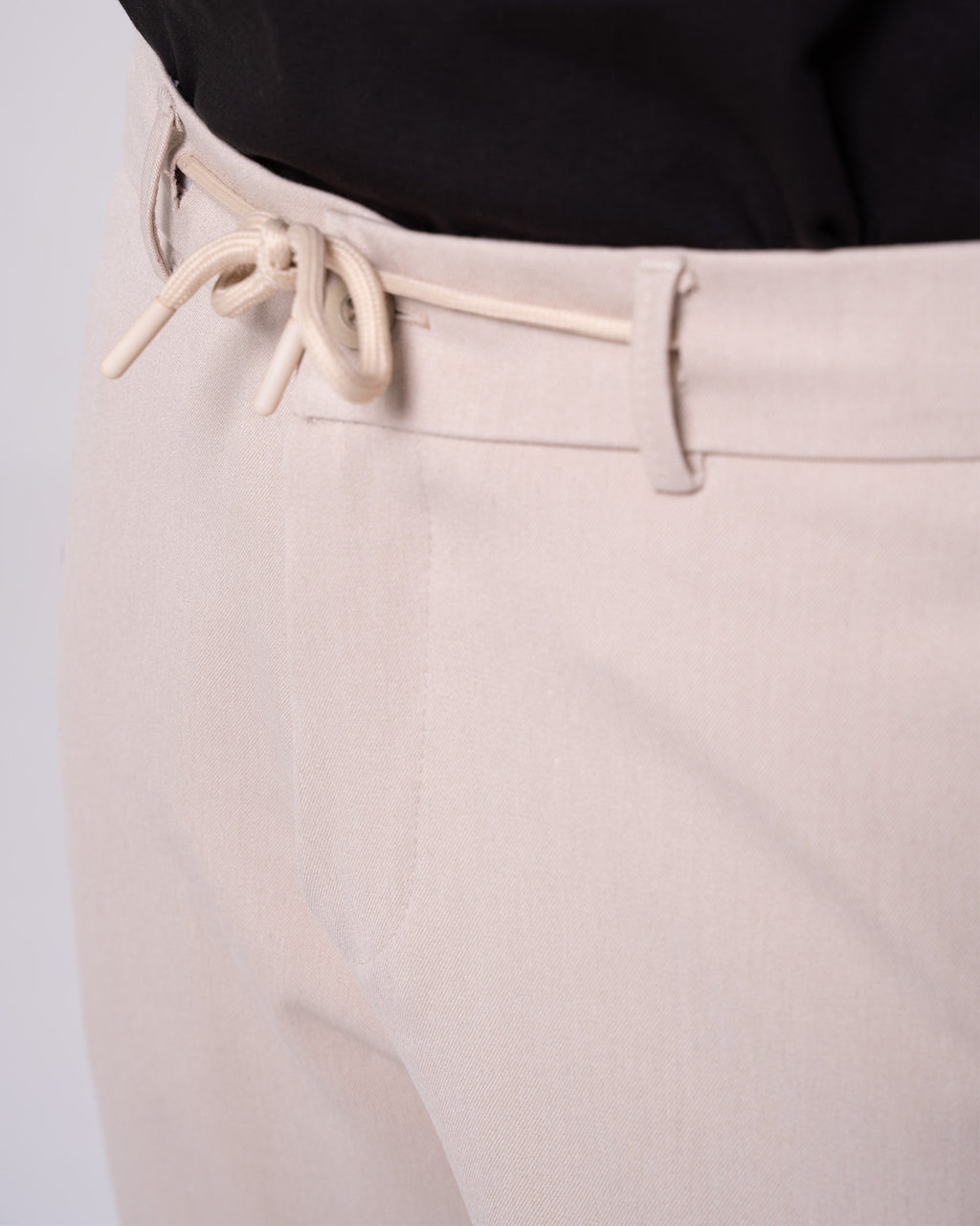 Beige Jogger Pants