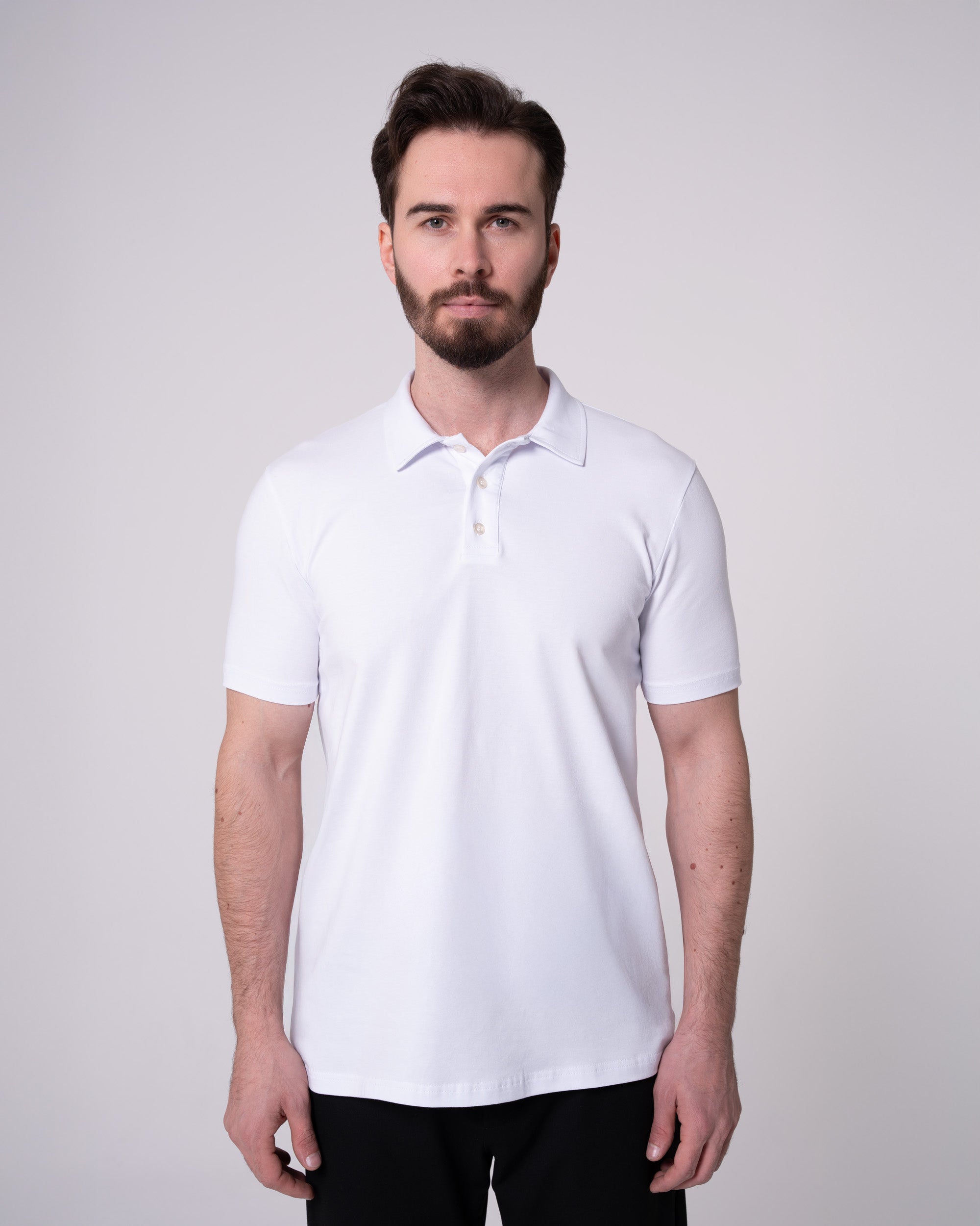 White Classic Polo