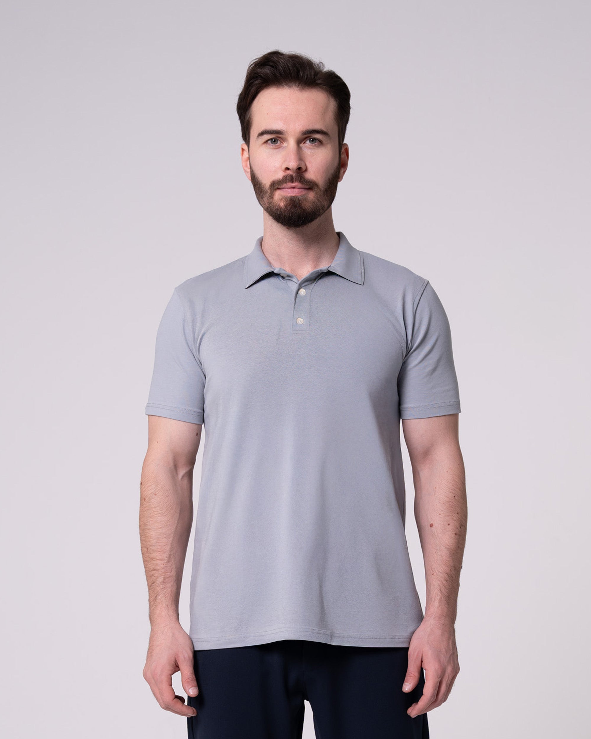 Gray Classic Polo