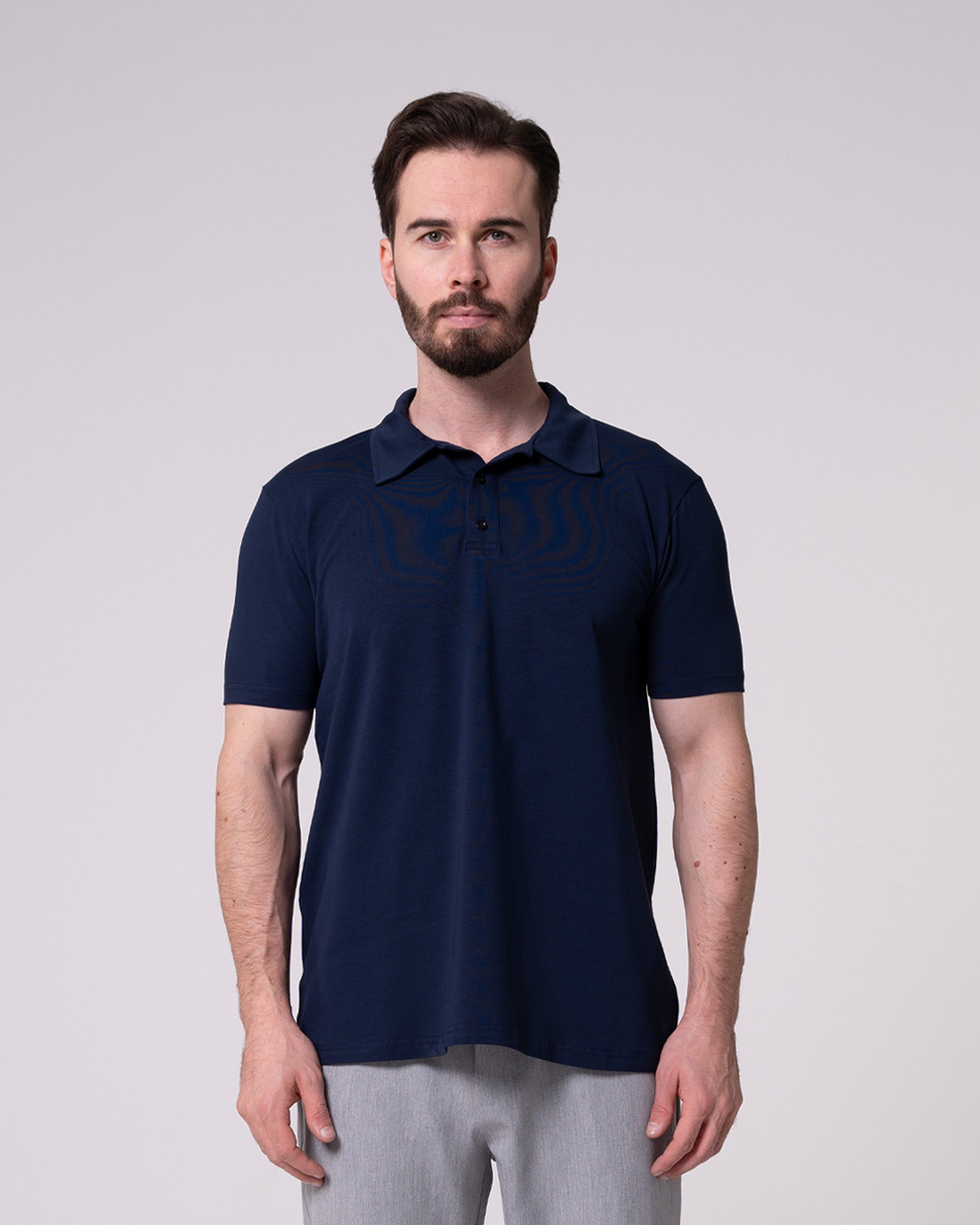 Navy Blue Classic Polo