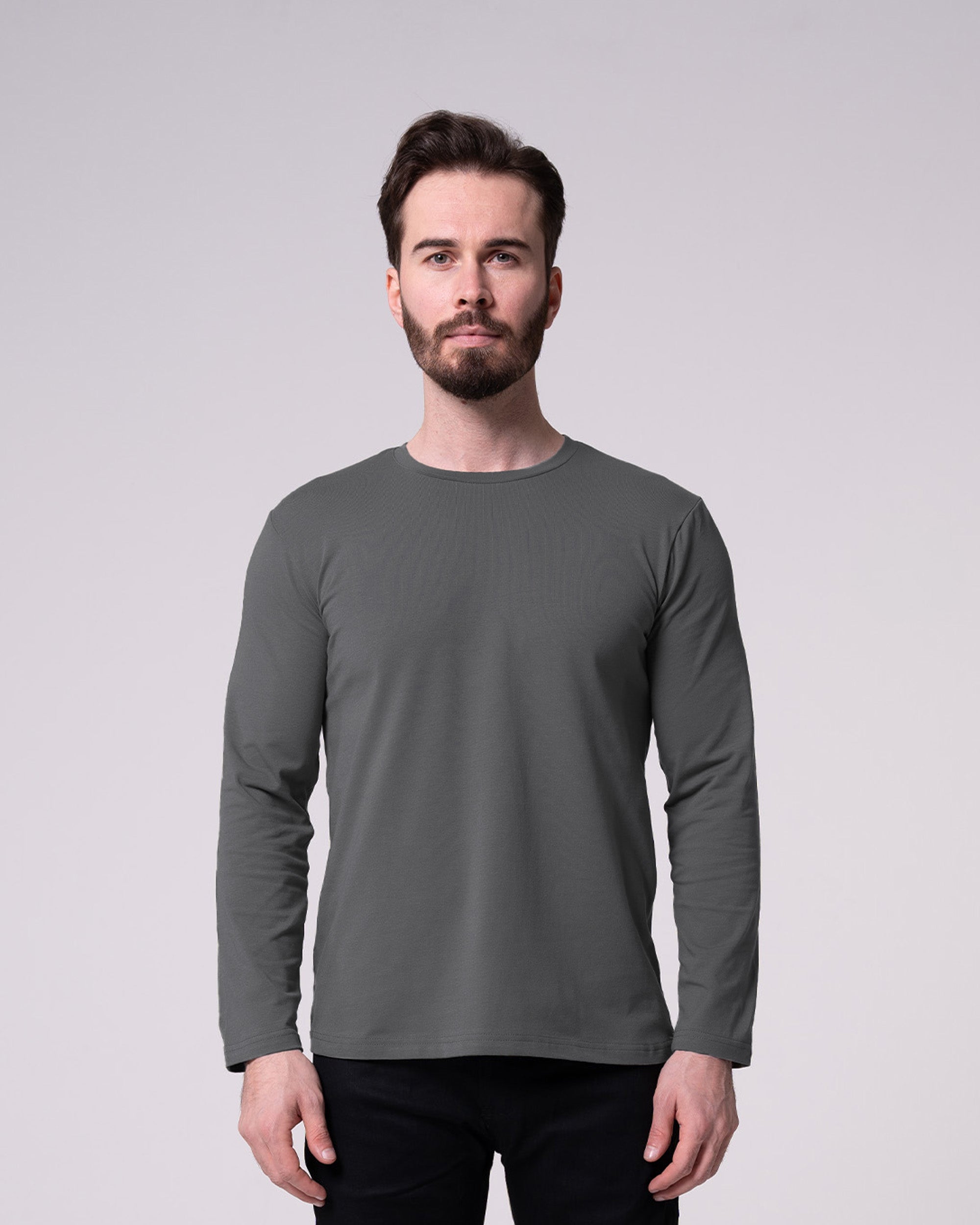 Anthracite Long-Sleeve T-Shirt