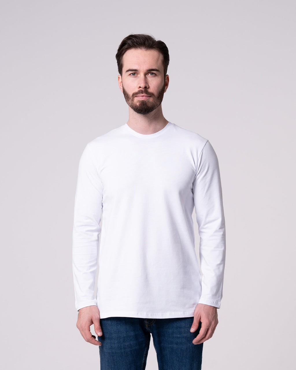 White Long-Sleeve T-Shirt