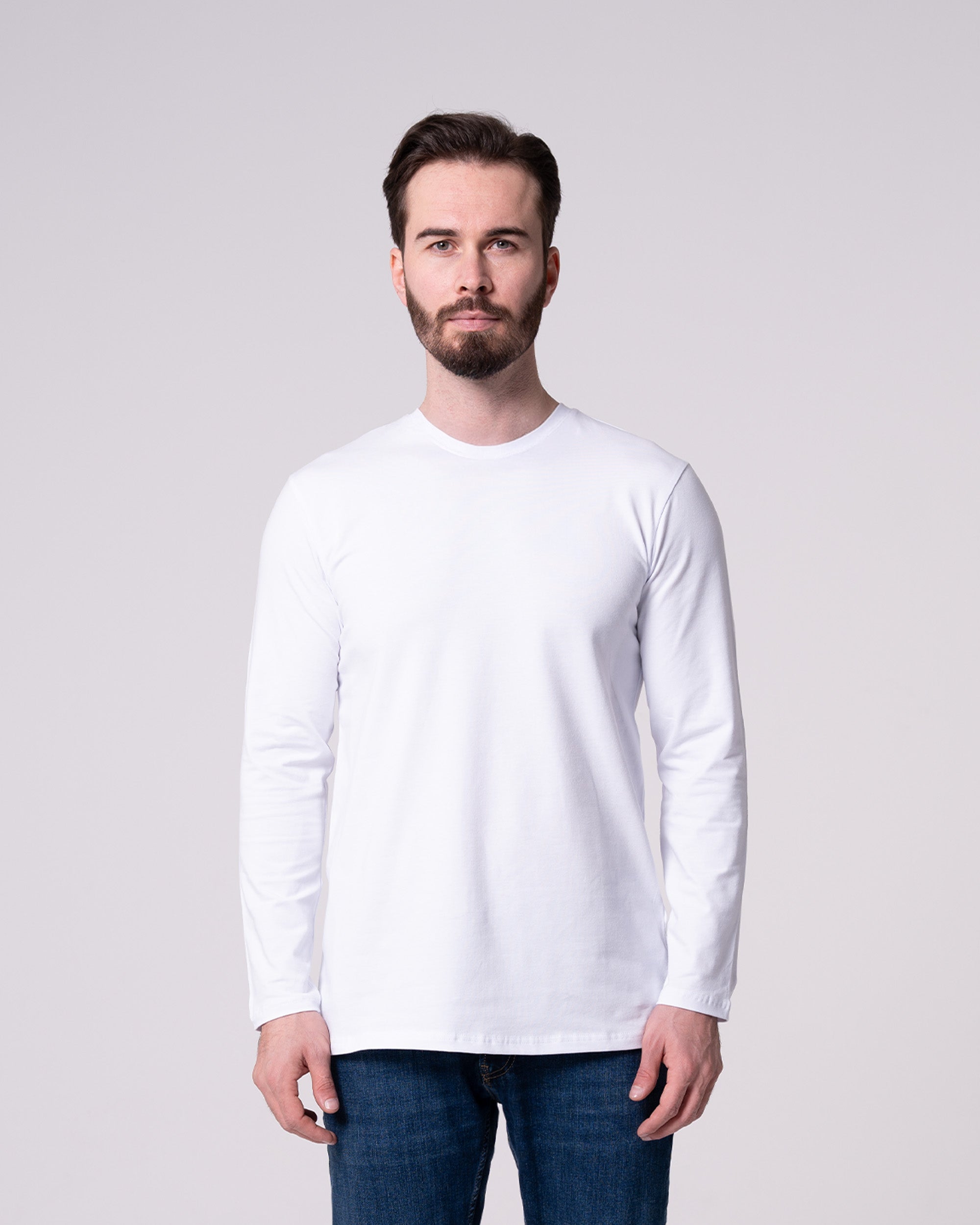 White Long-Sleeve T-Shirt