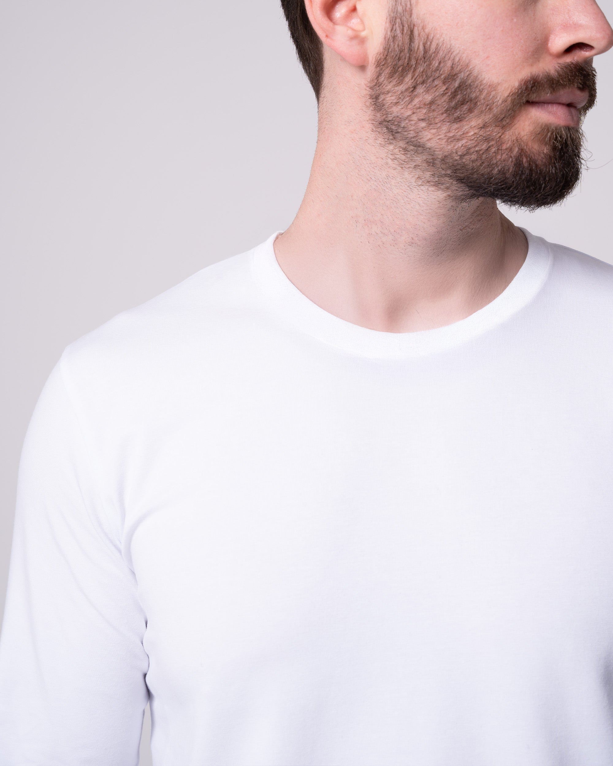 White Long-Sleeve T-Shirt