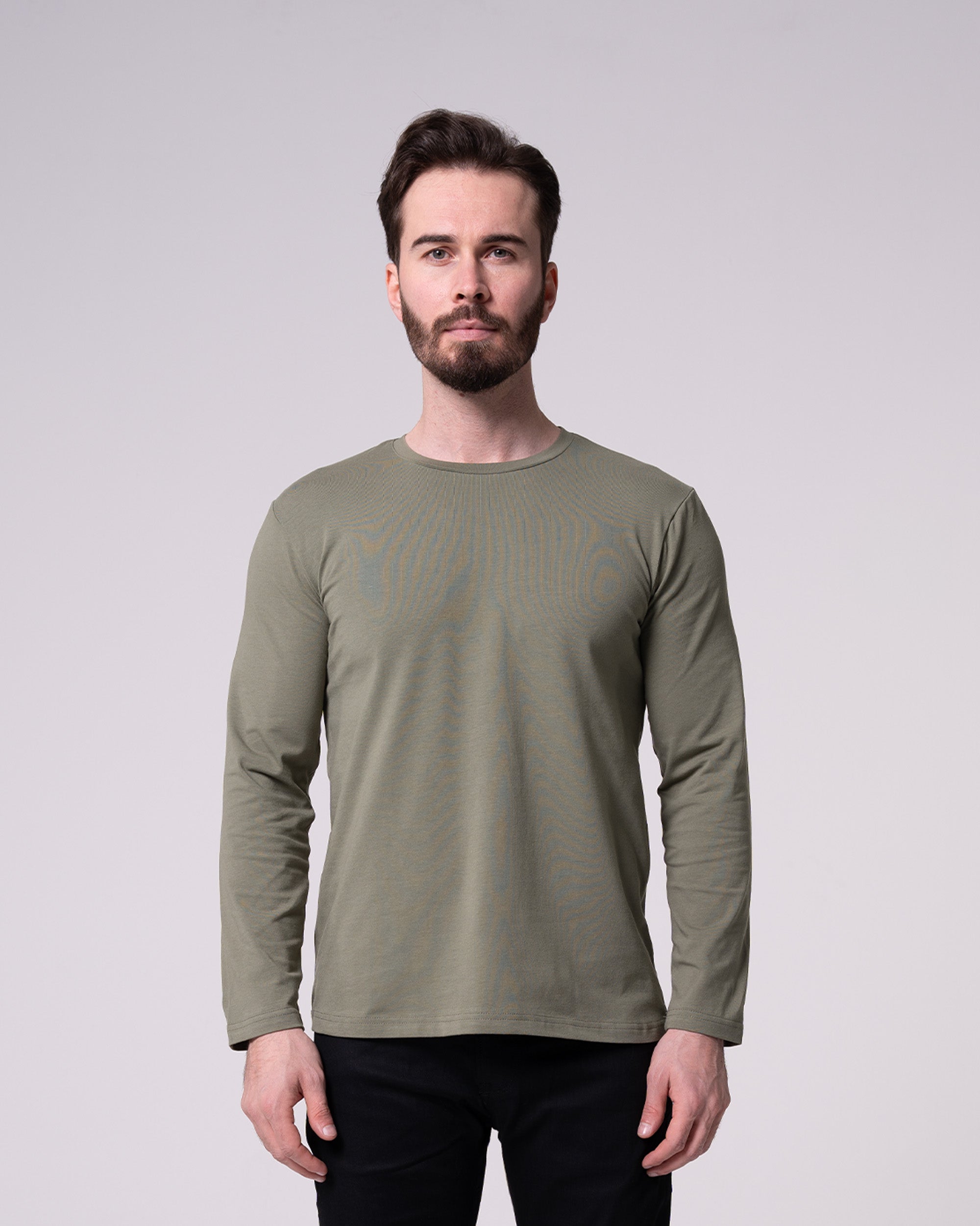 Olive Long-Sleeve T-Shirt