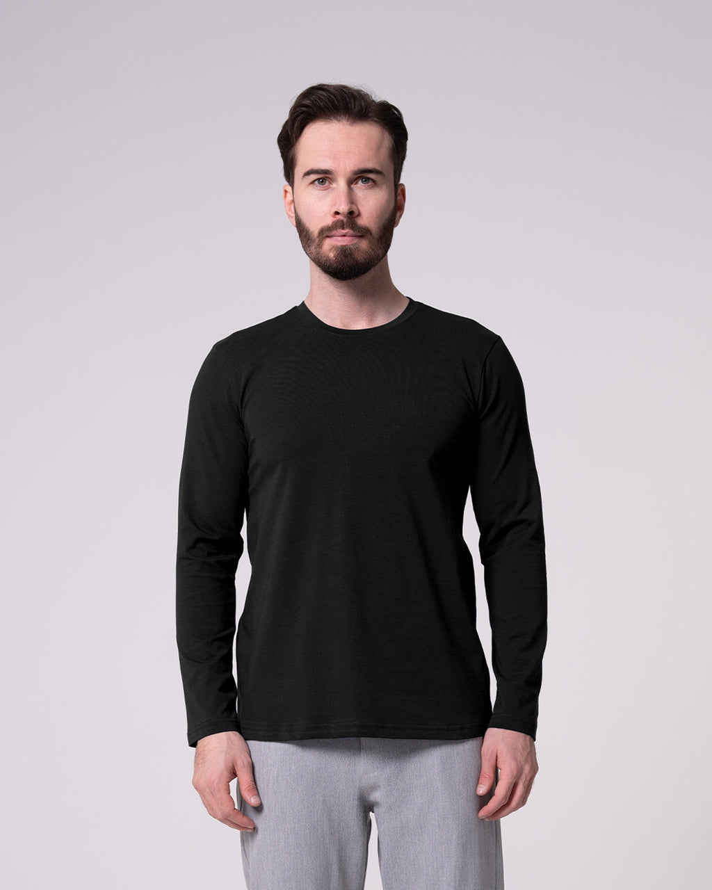 Black Long-Sleeve T-Shirt