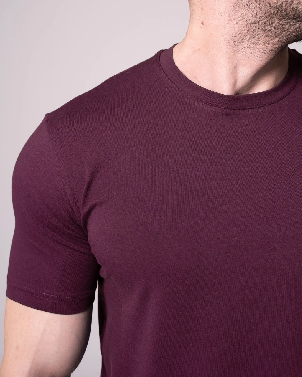 Bordo Bisiklet Yaka Tişört Craftlabel