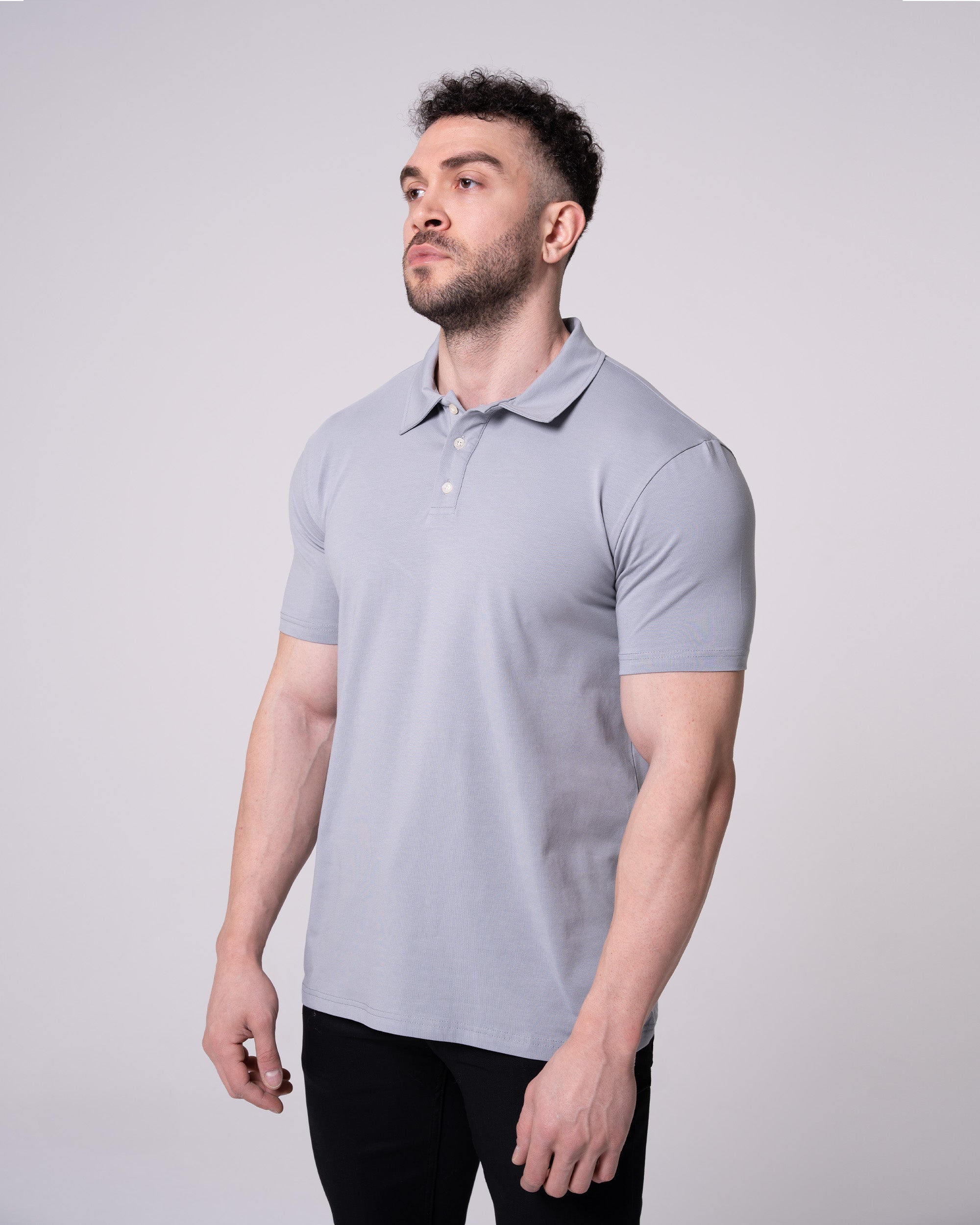 Gray Classic Polo