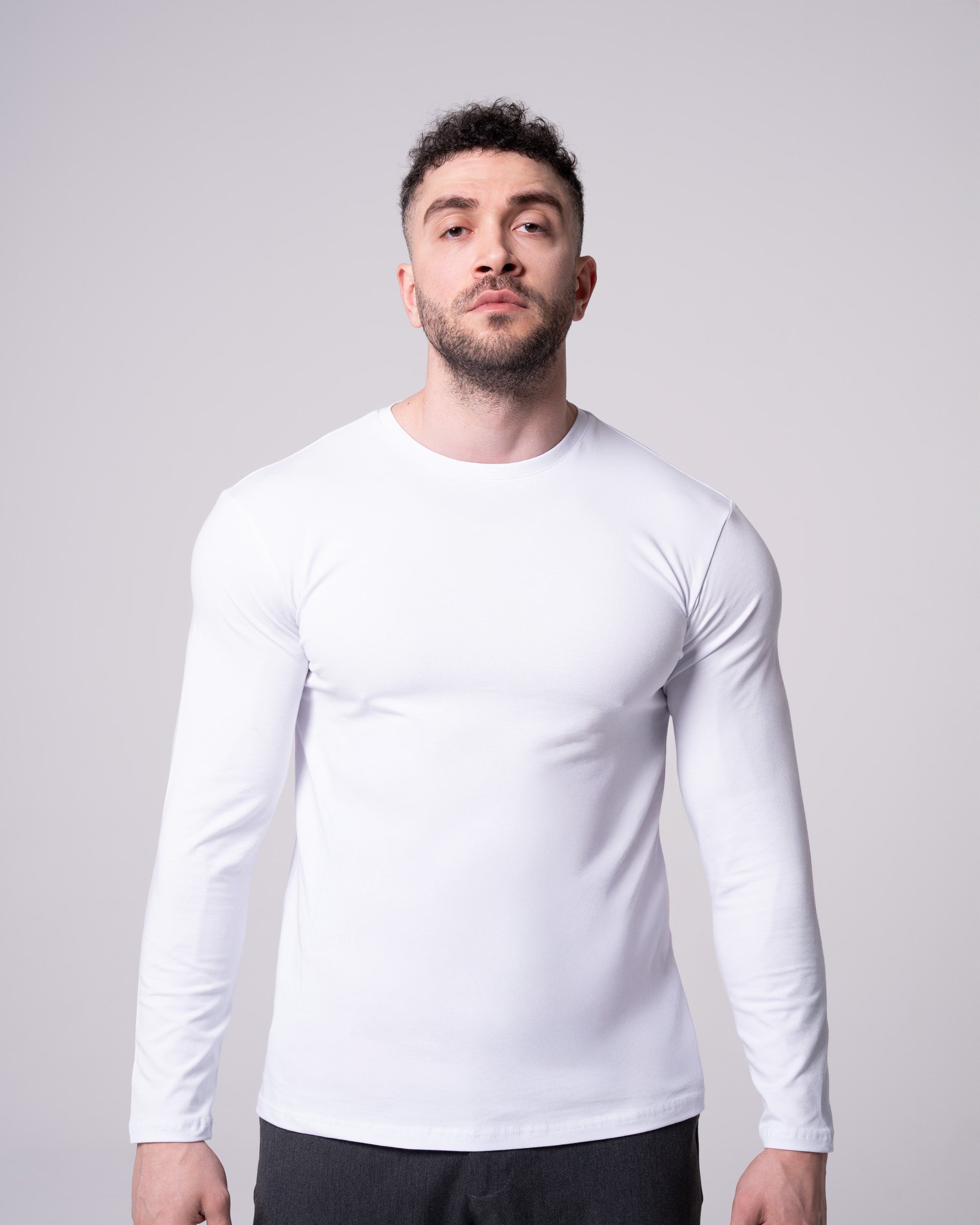 White Long-Sleeve T-Shirt