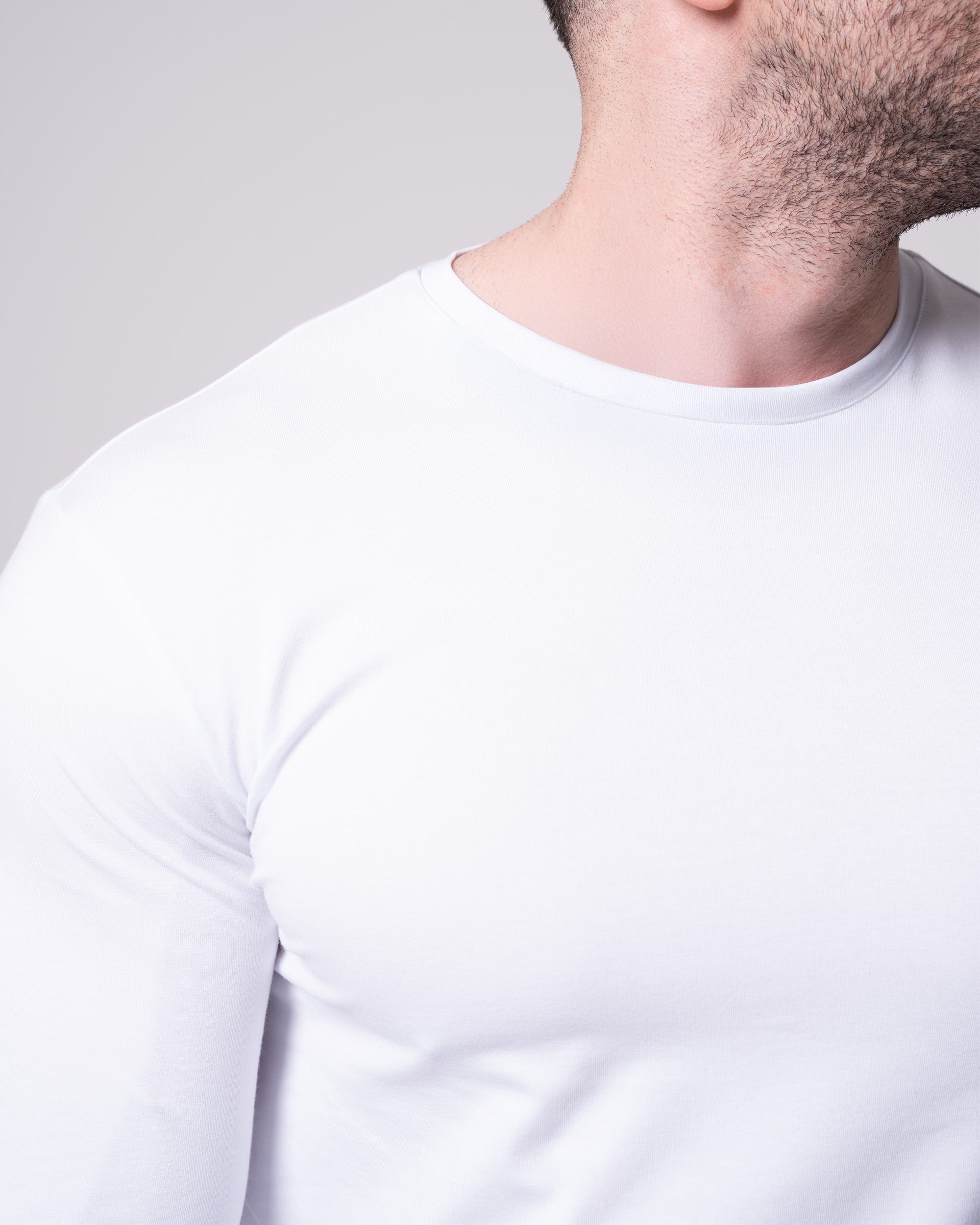 White Long-Sleeve T-Shirt