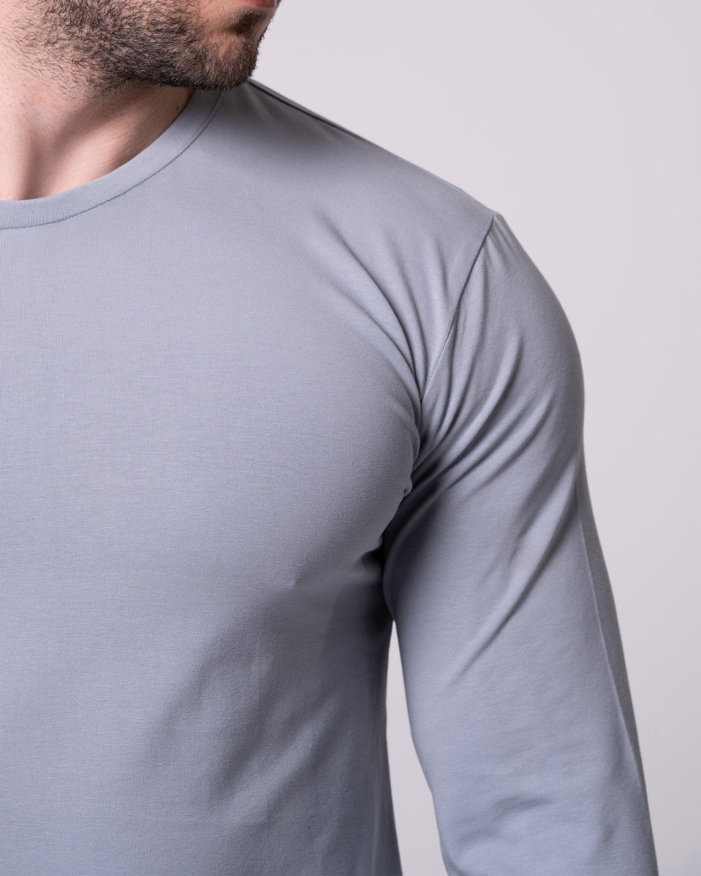 Gray Long-Sleeve T-Shirt