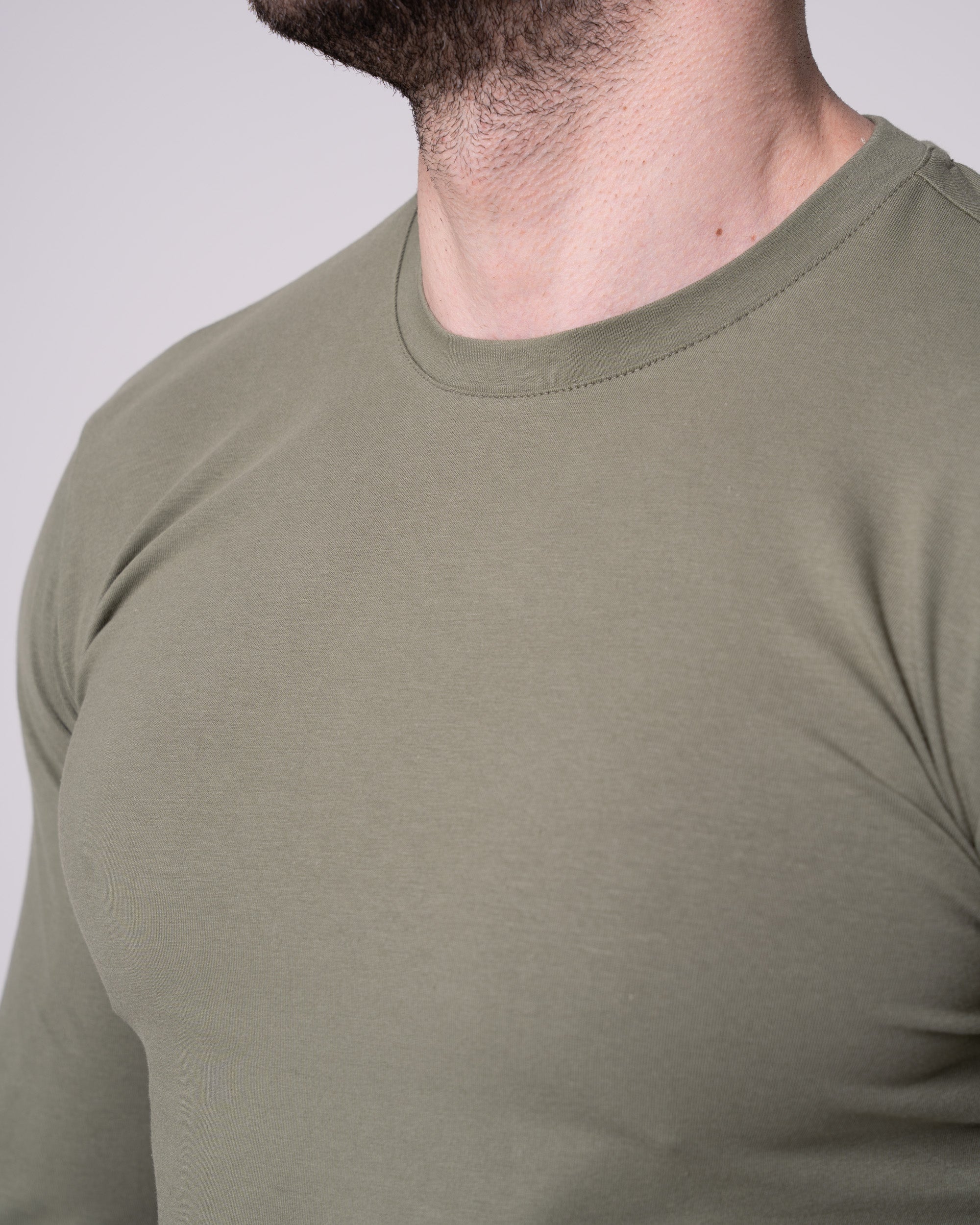 Olive Long-Sleeve T-Shirt
