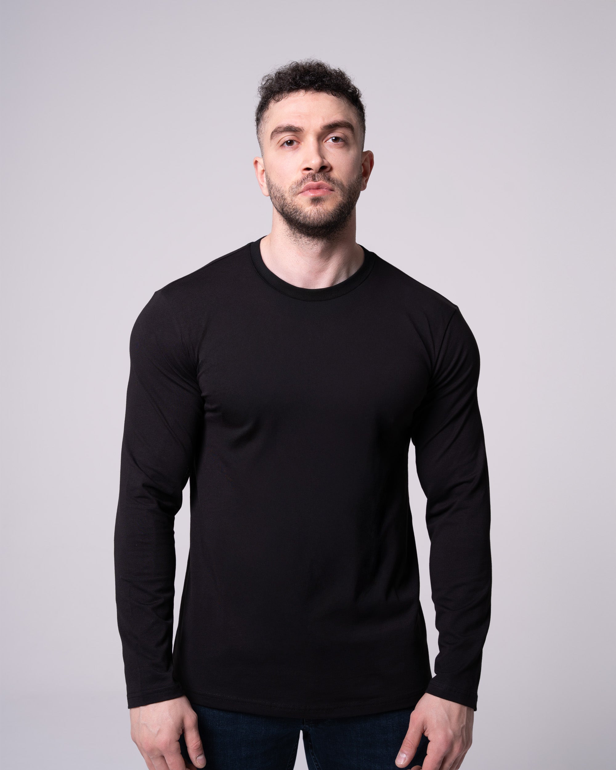 Black Long-Sleeve T-Shirt