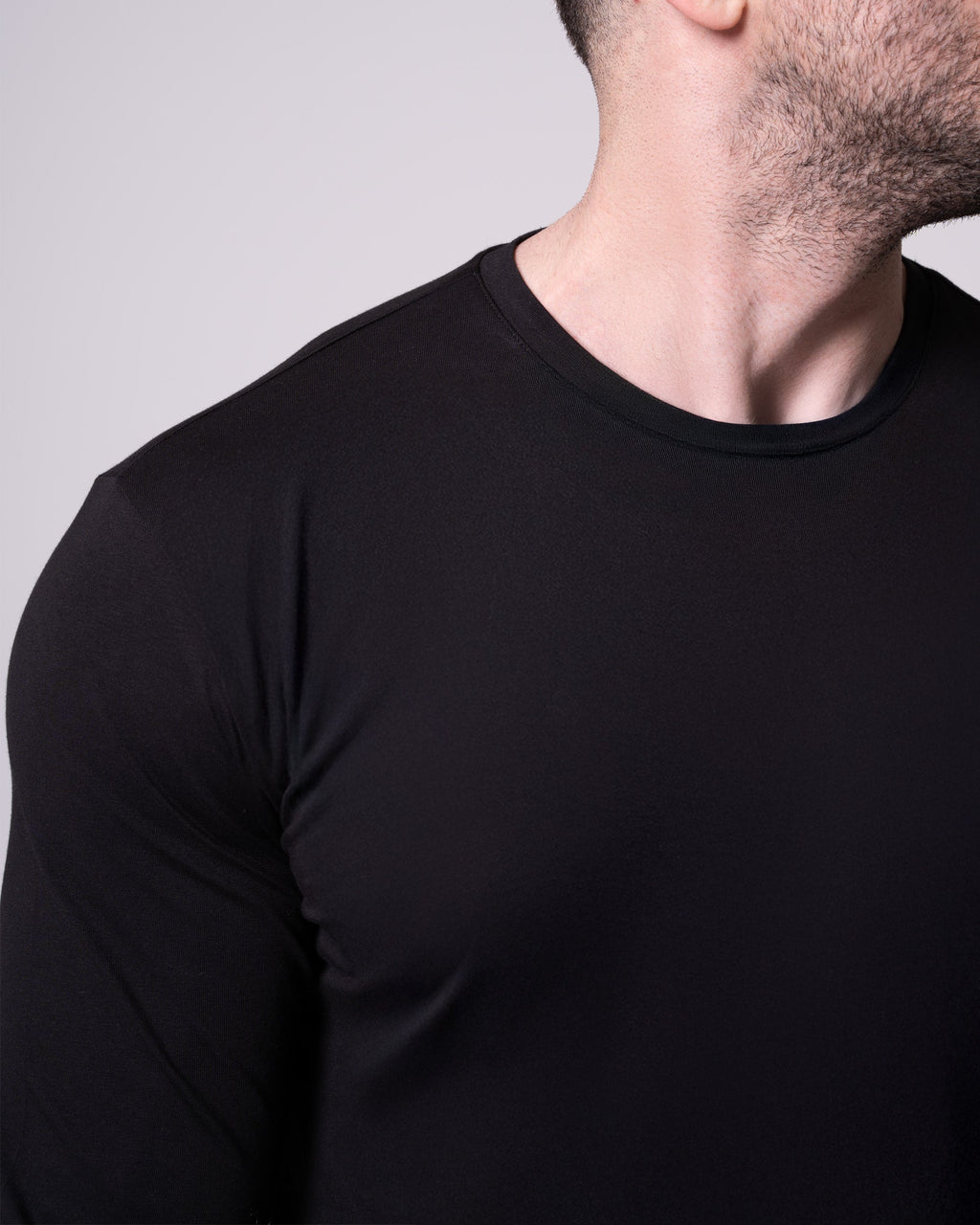 Black Long-Sleeve T-Shirt