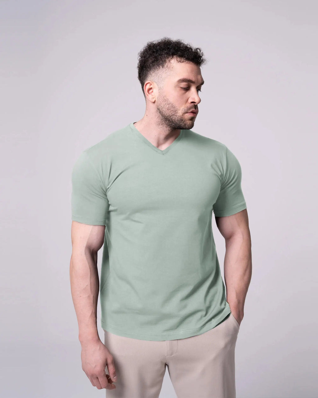Mınt V-Neck T-Shirt