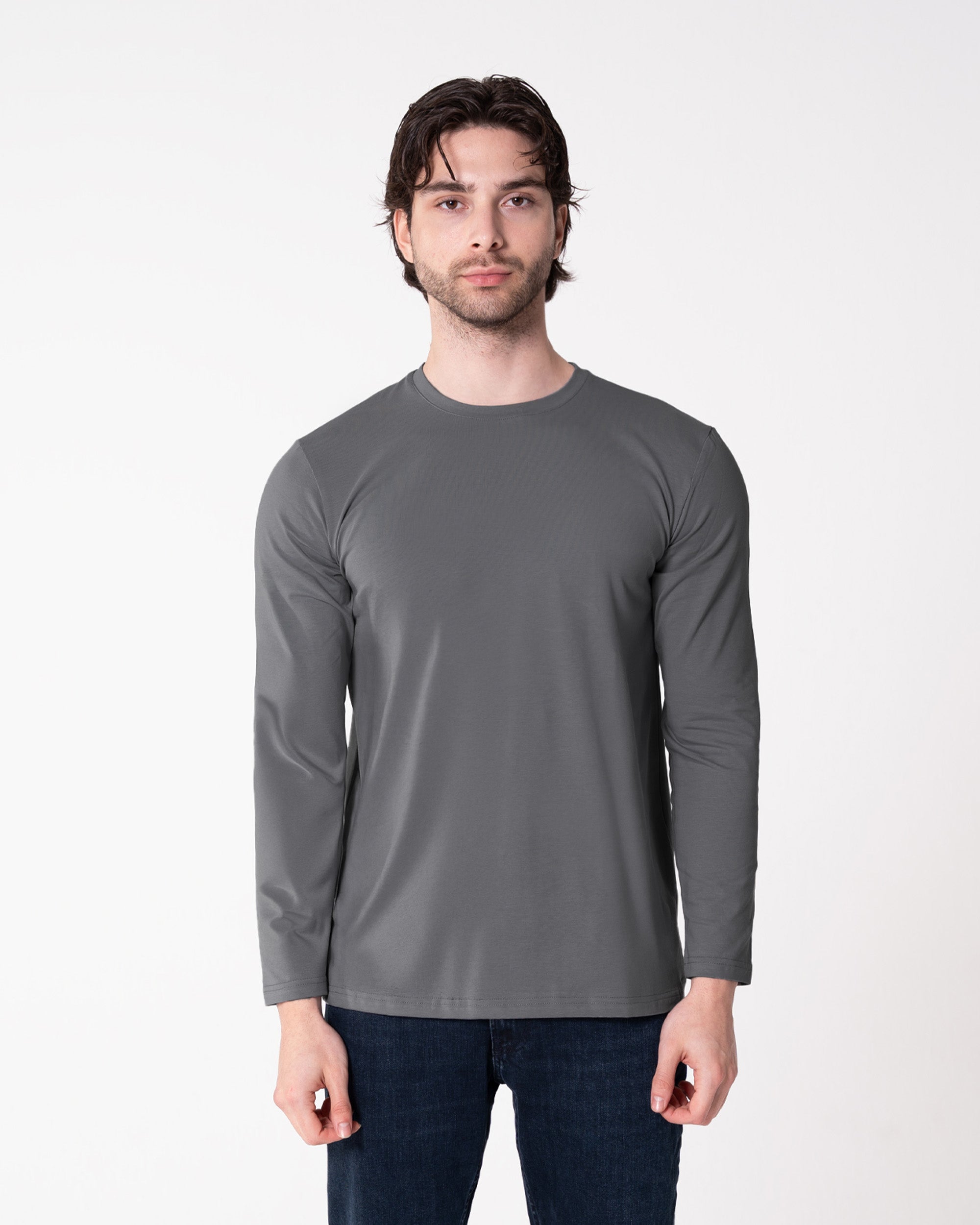 Anthracite Long-Sleeve T-Shirt