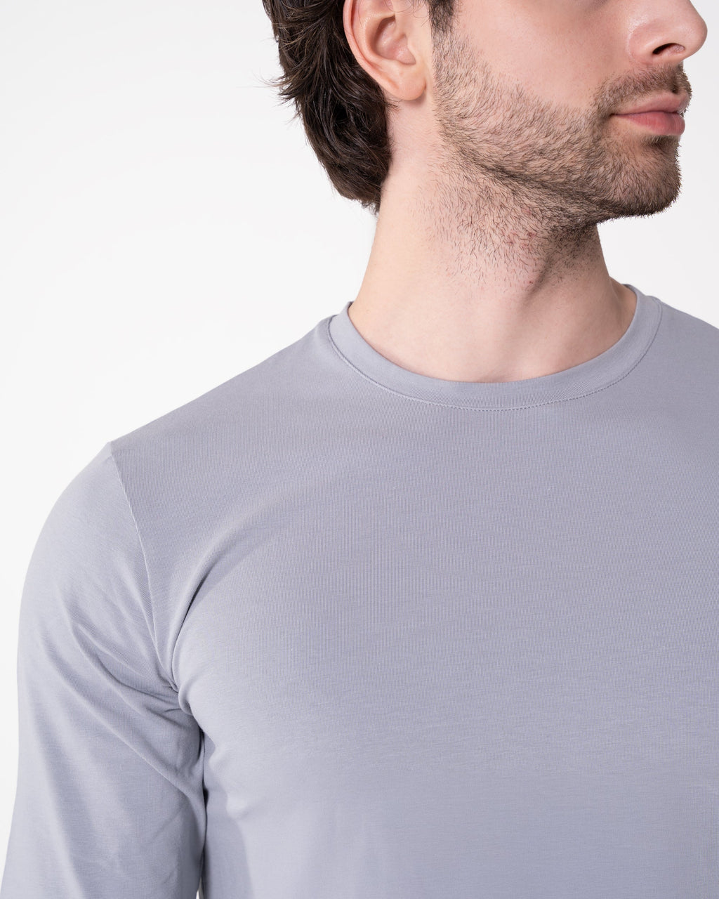 Gray Long-Sleeve T-Shirt