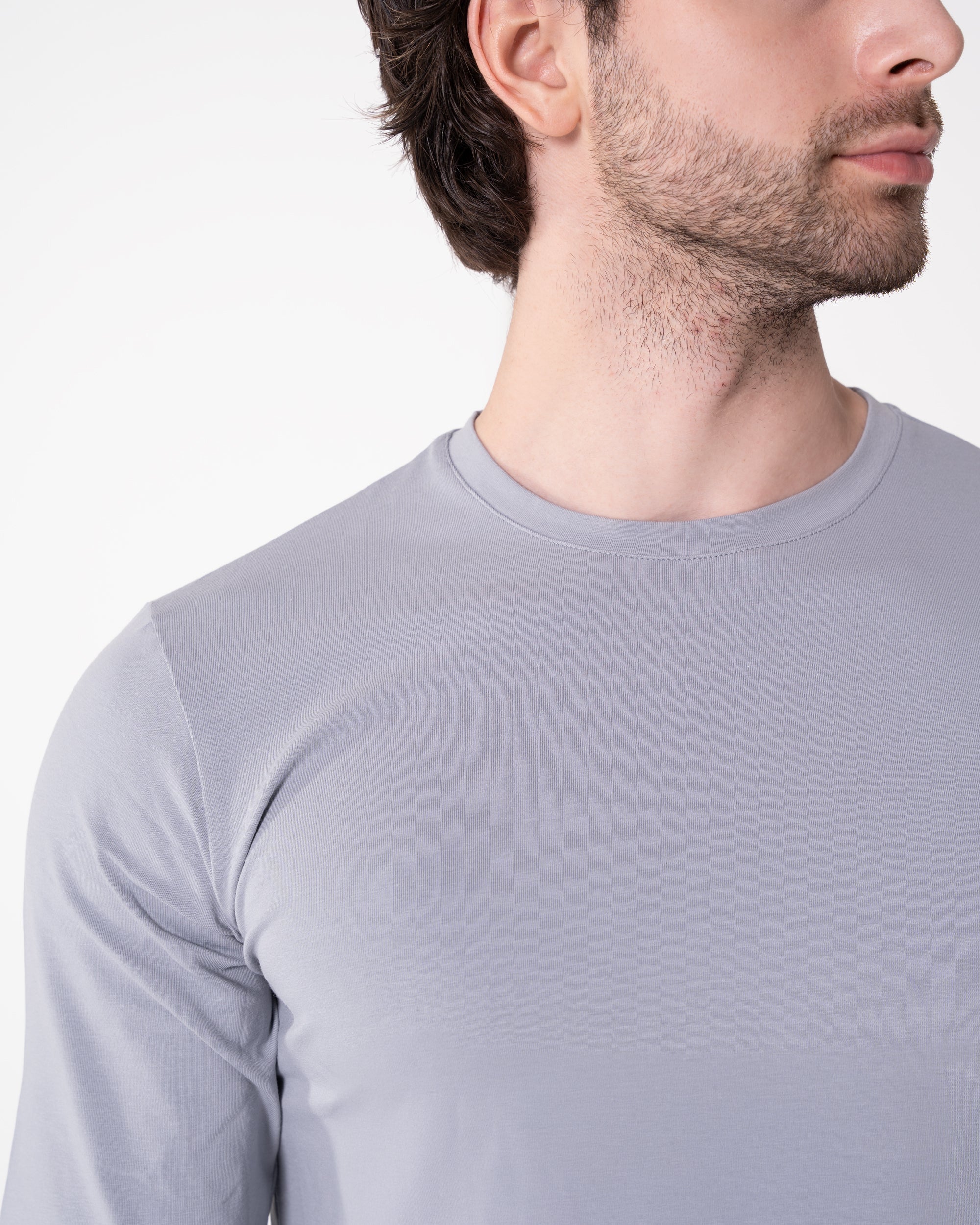 Gray Long-Sleeve T-Shirt