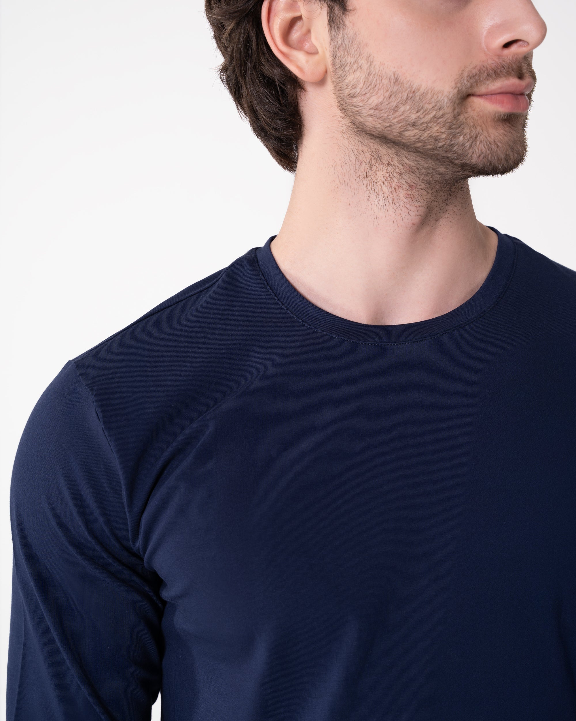 Navy Blue Long-Sleeve T-Shirt