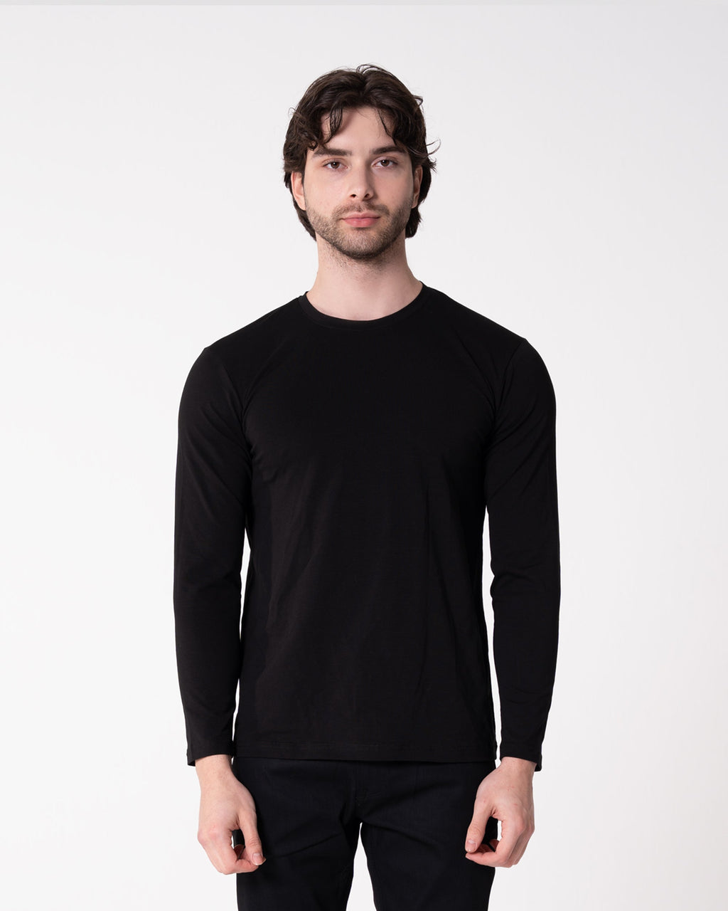 Black Long-Sleeve T-Shirt