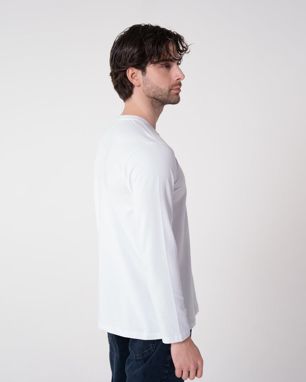 White Long-Sleeve T-Shirt