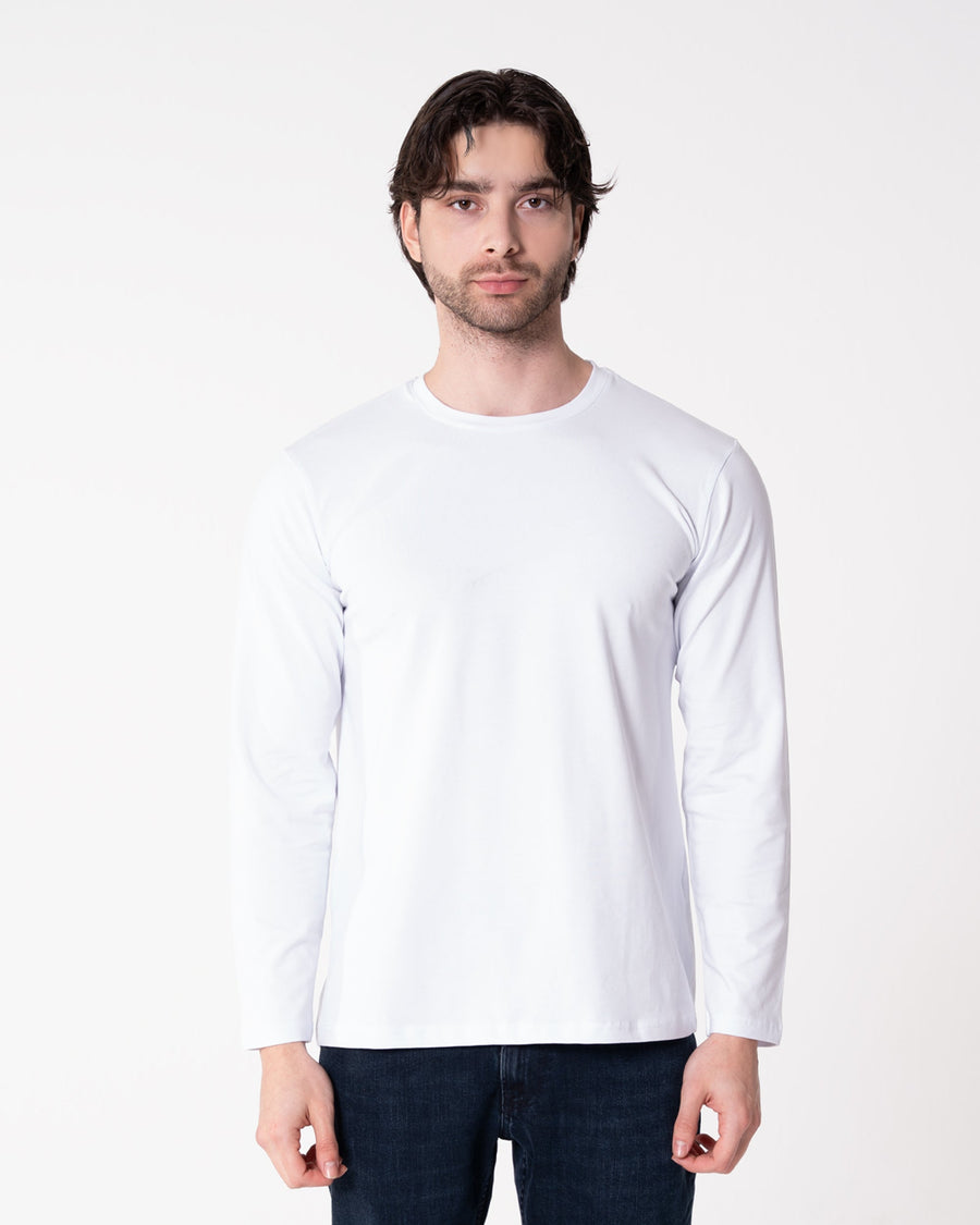 White Long-Sleeve T-Shirt