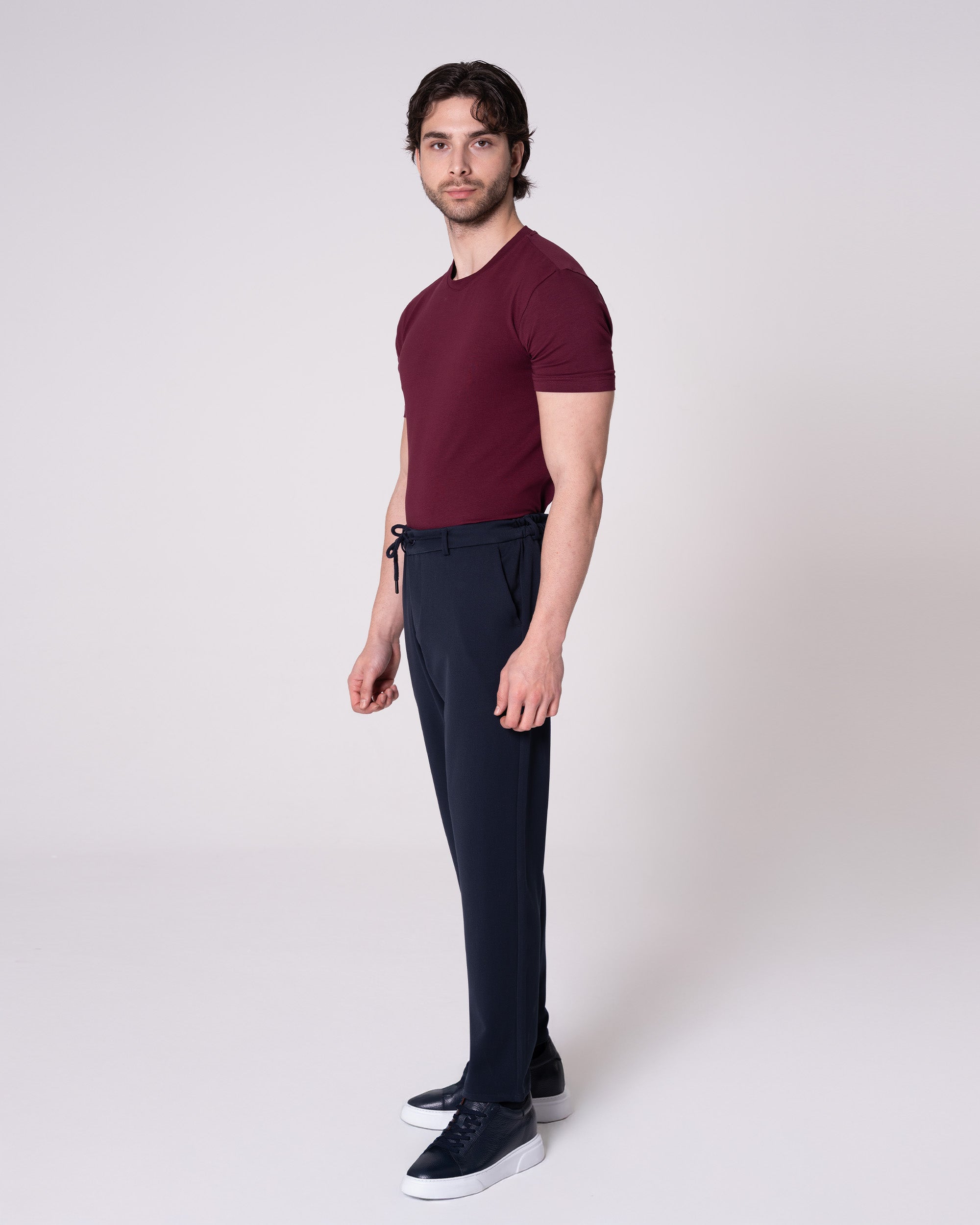 Navy Blue Jogger Pants