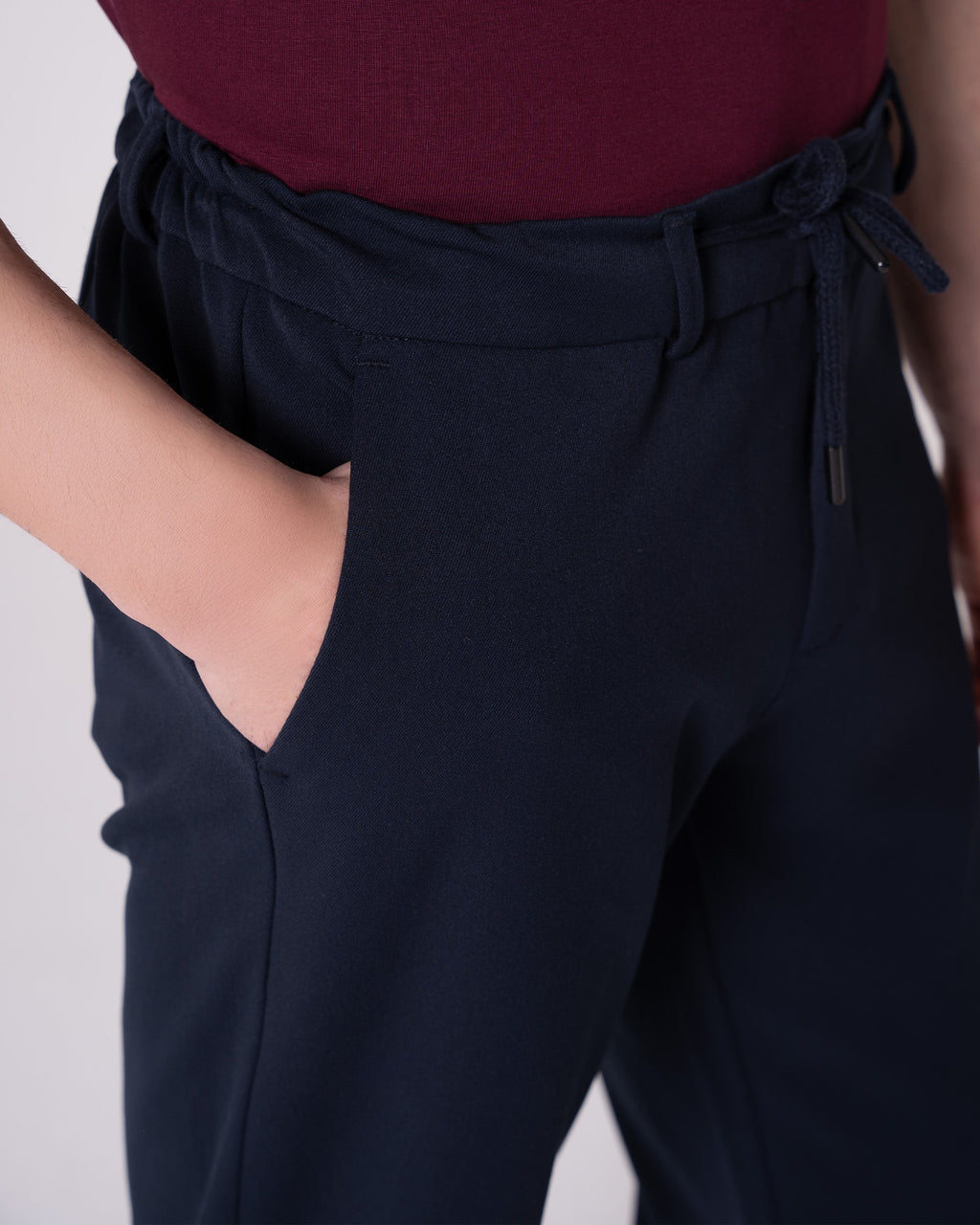 Navy Blue Jogger Pants
