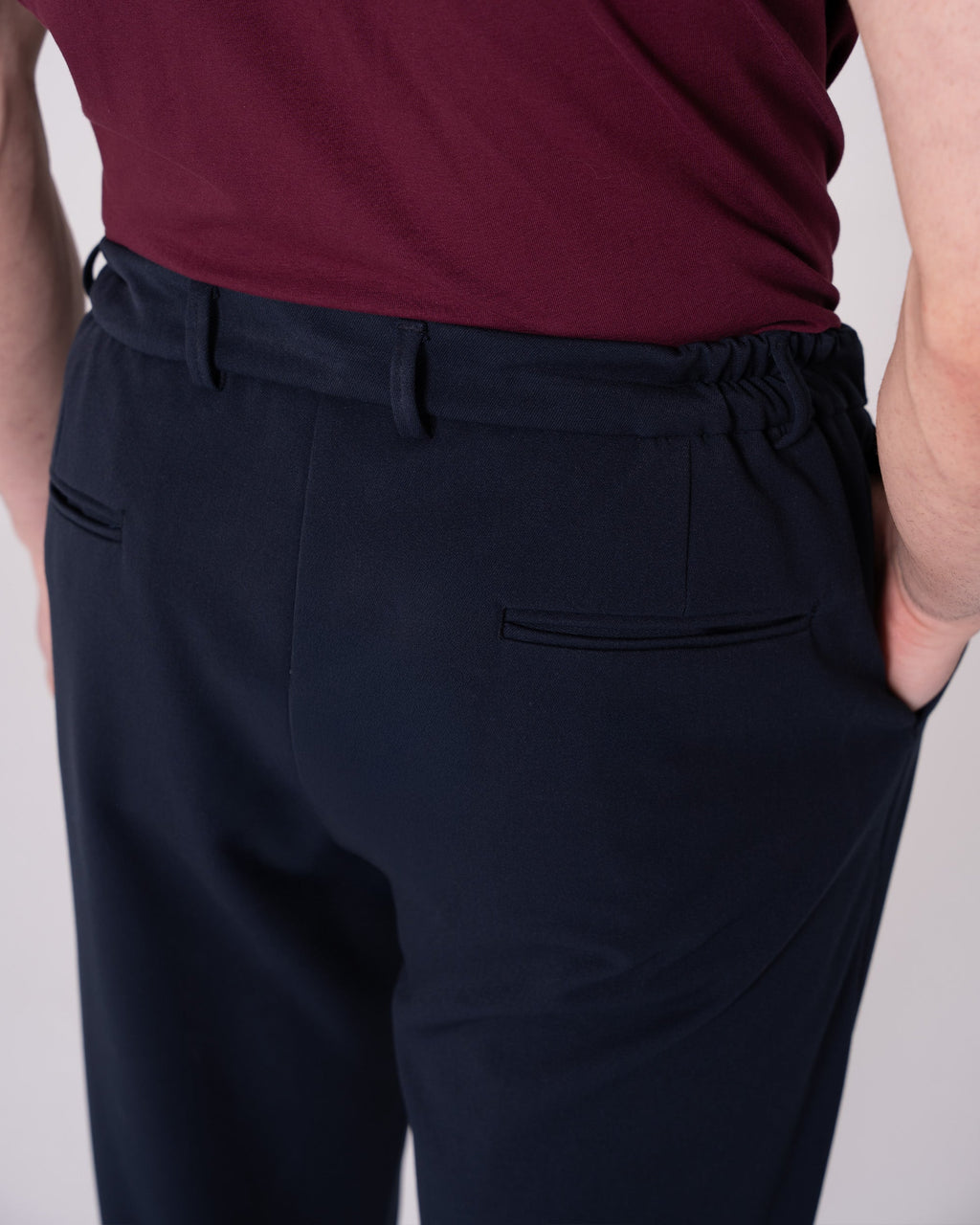 Navy Blue Jogger Pants