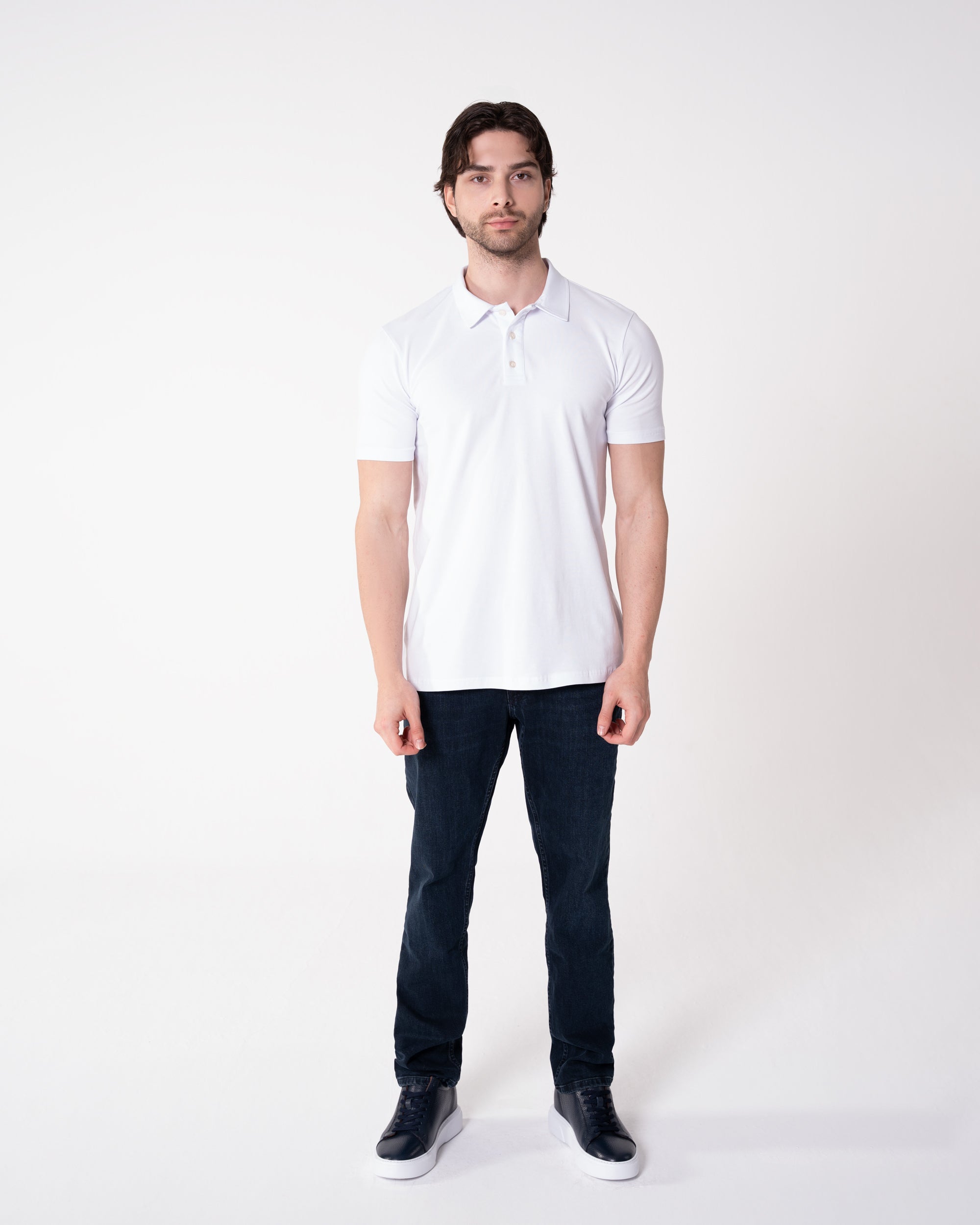 White Classic Polo
