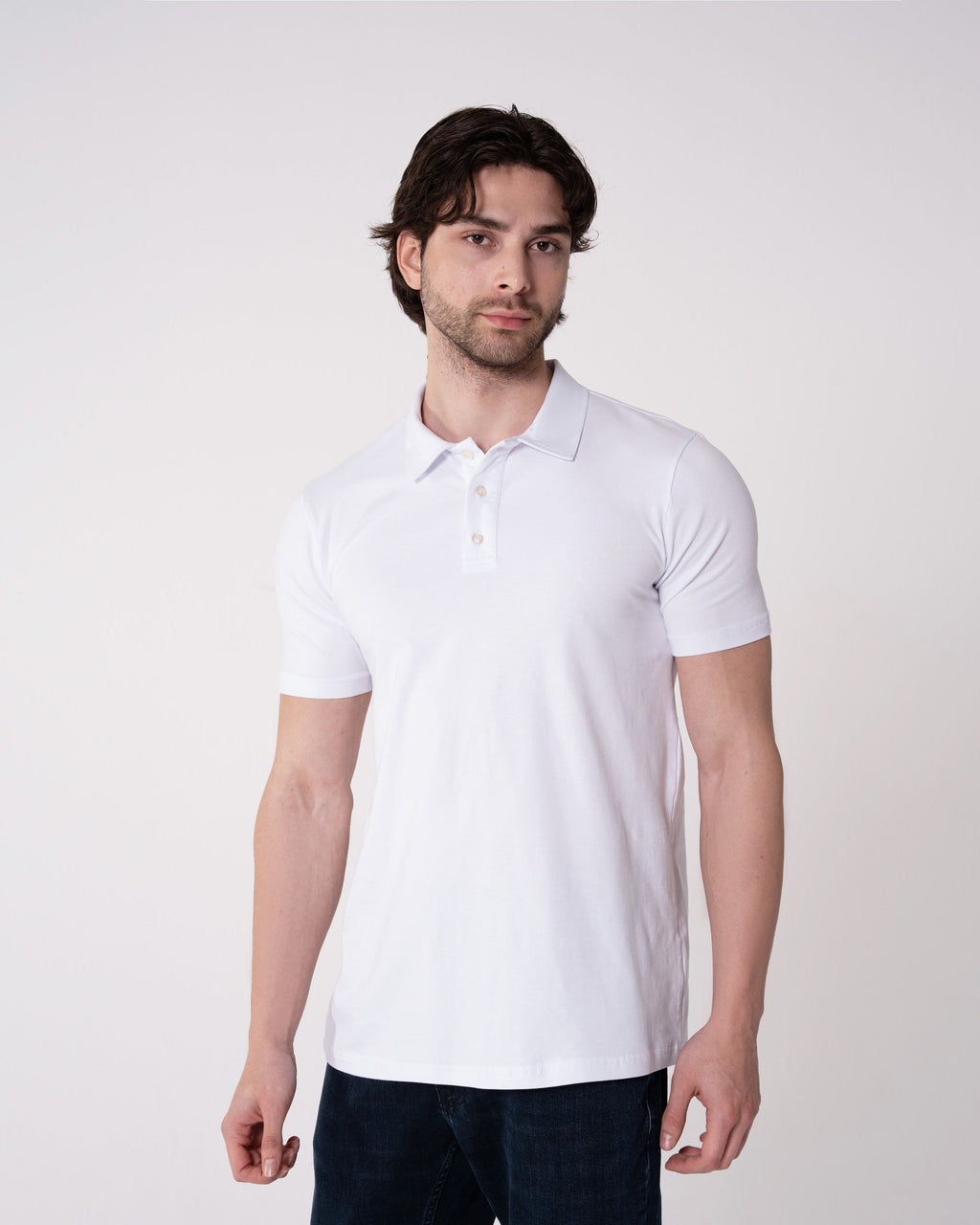 White Classic Polo
