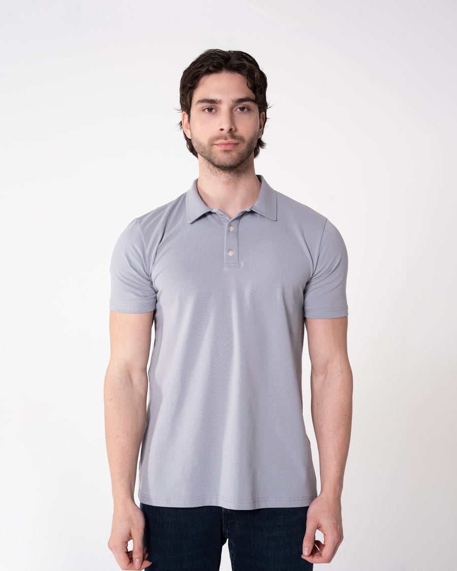 Gray Classic Polo