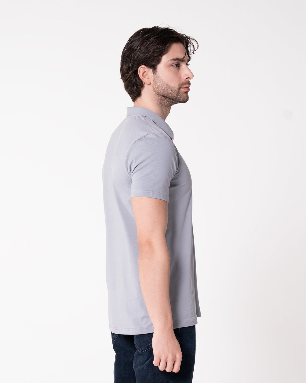 Gray Classic Polo